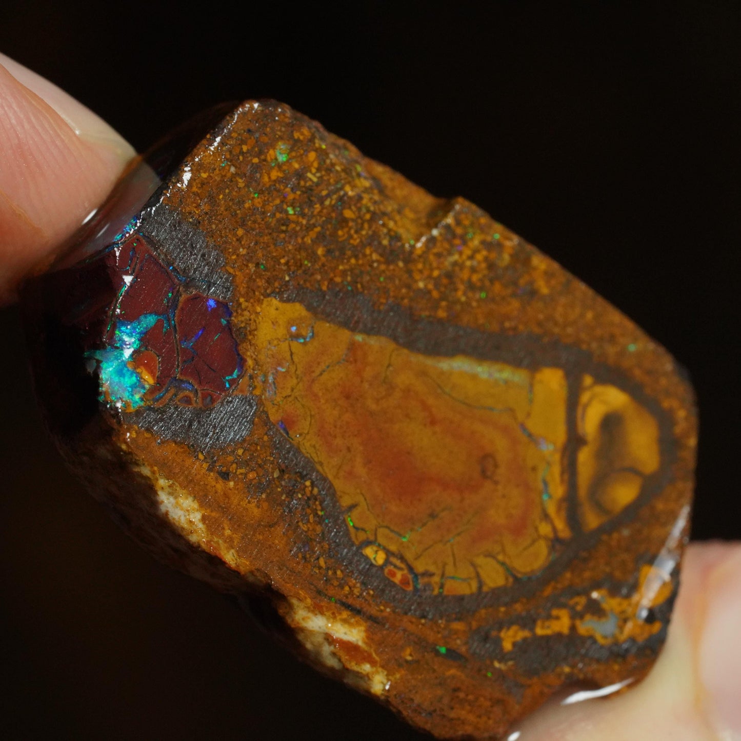 Boulder Opal Slab