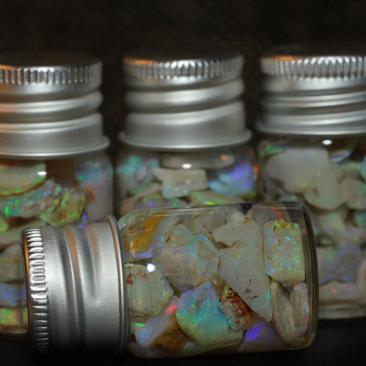 Australian Opal Chip Jar!
