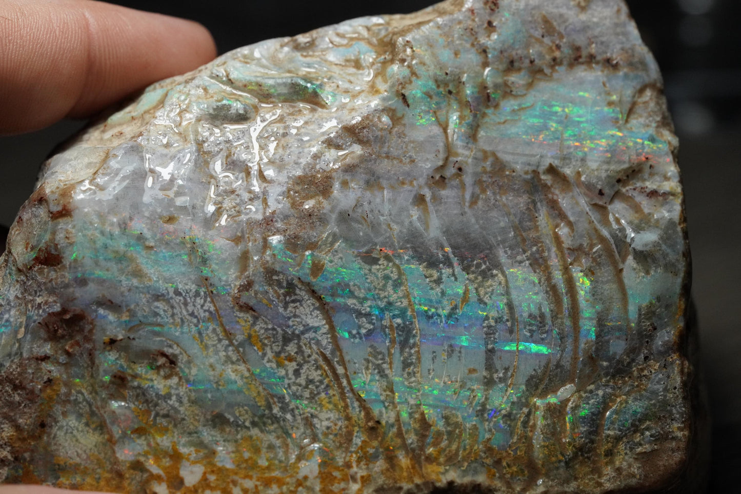 Australian Opal Painted Lady Specimen