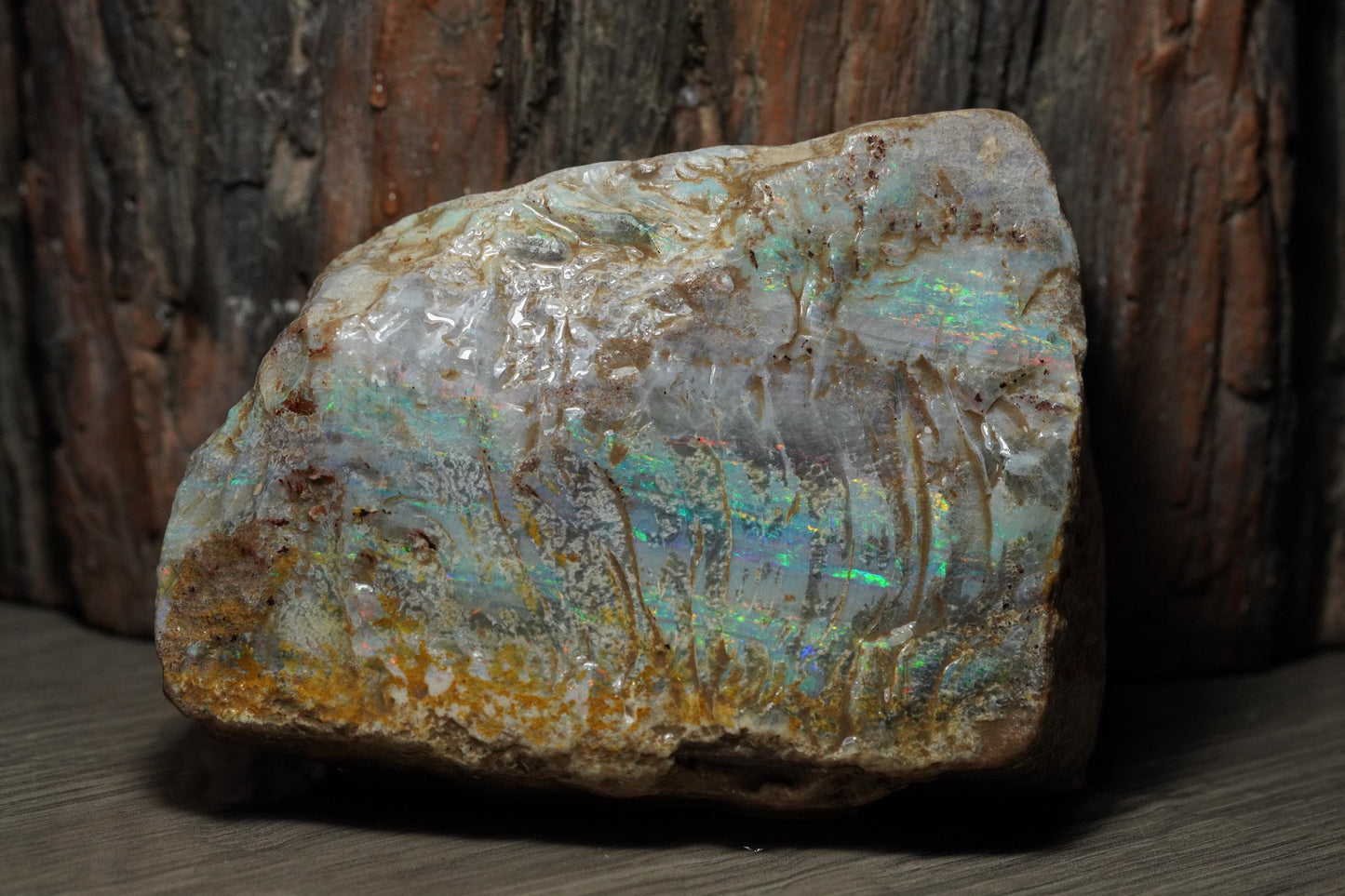 Australian Opal Painted Lady Specimen