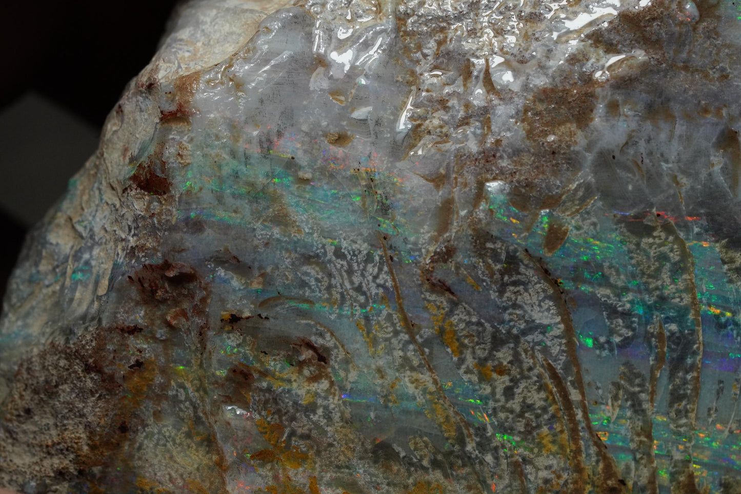 Australian Opal Painted Lady Specimen
