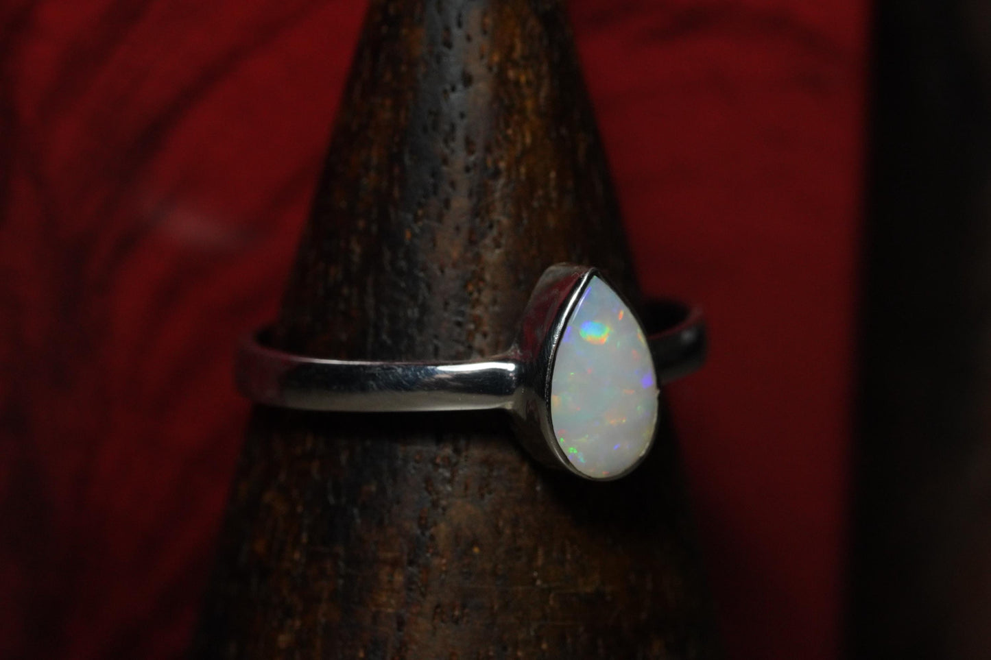 Australian Opal Ring | Sterling Silver | Size 7