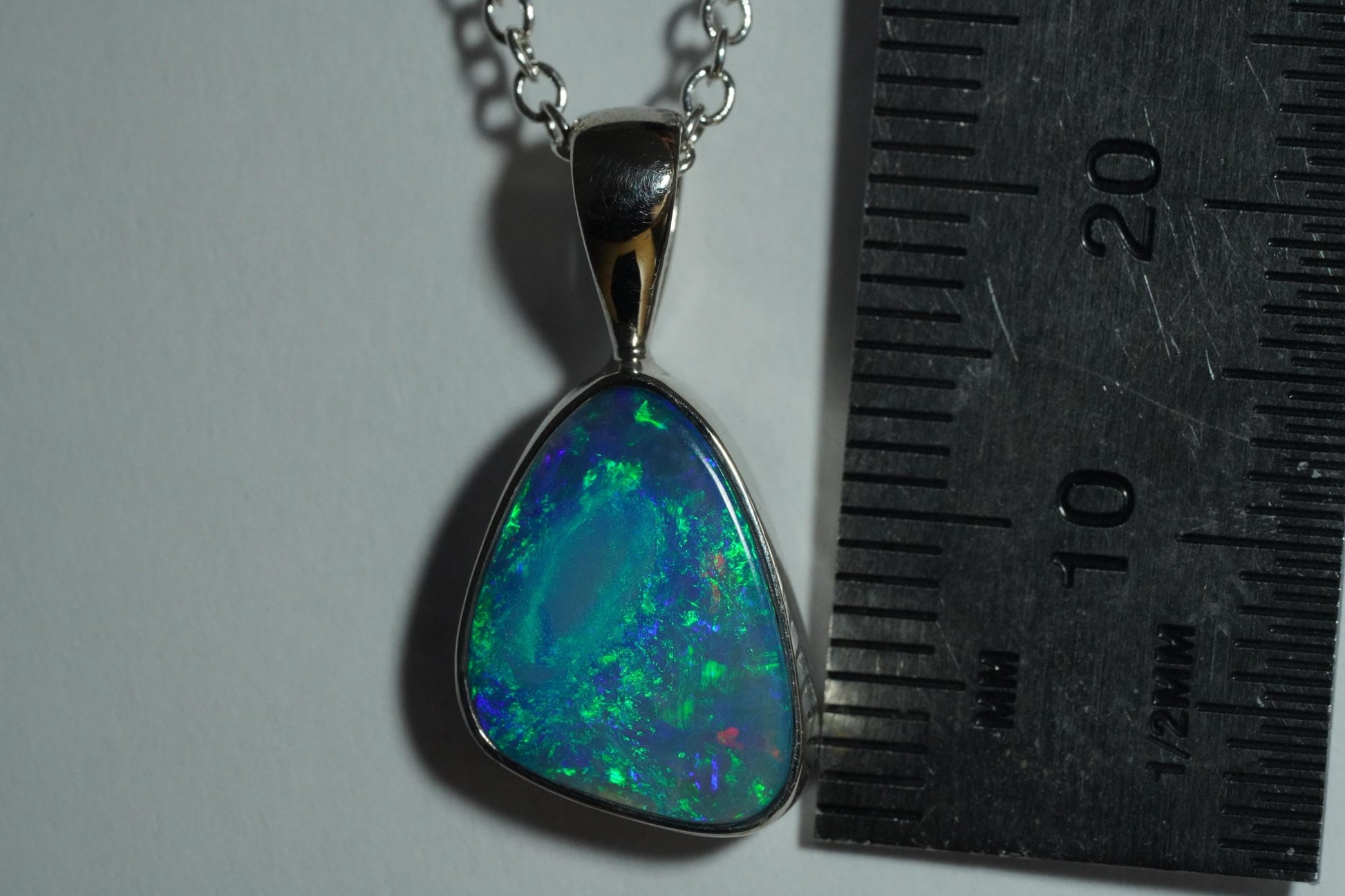 Australian Opal Pendant | Gift For Women October Birthstone