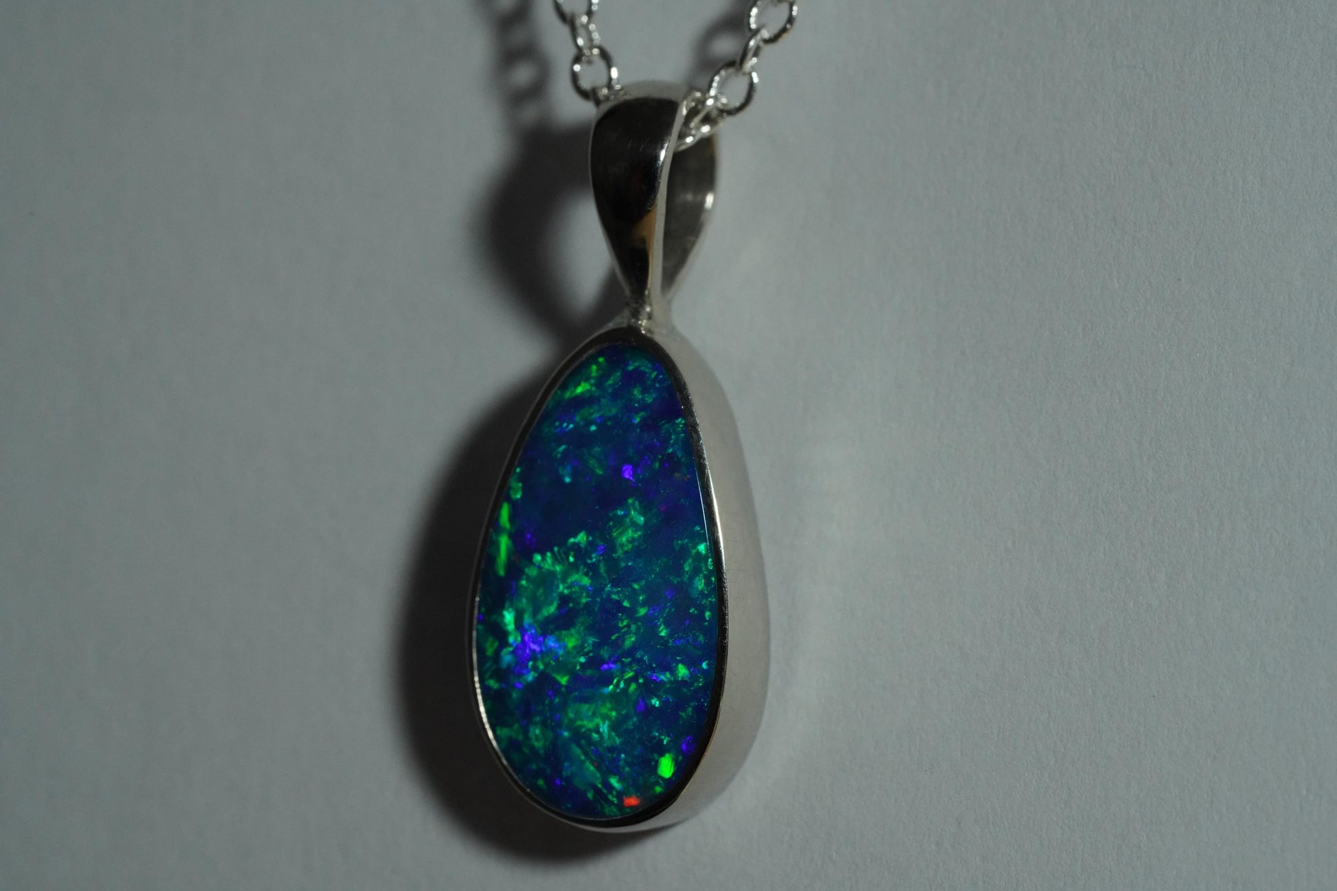 Australian Opal Pendant | Gift For Women October Birthstone