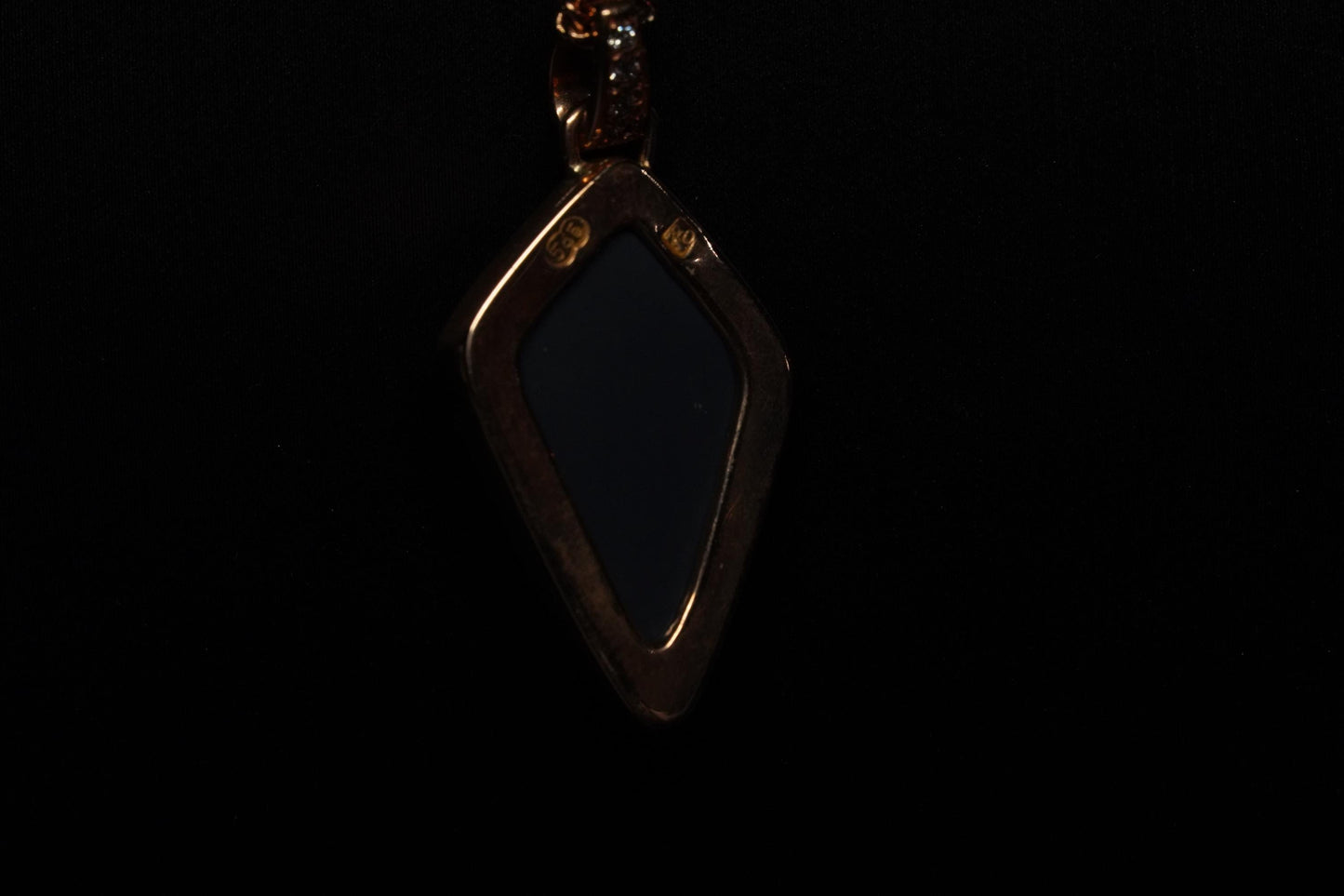 Rose Gold Australian Opal Pendant