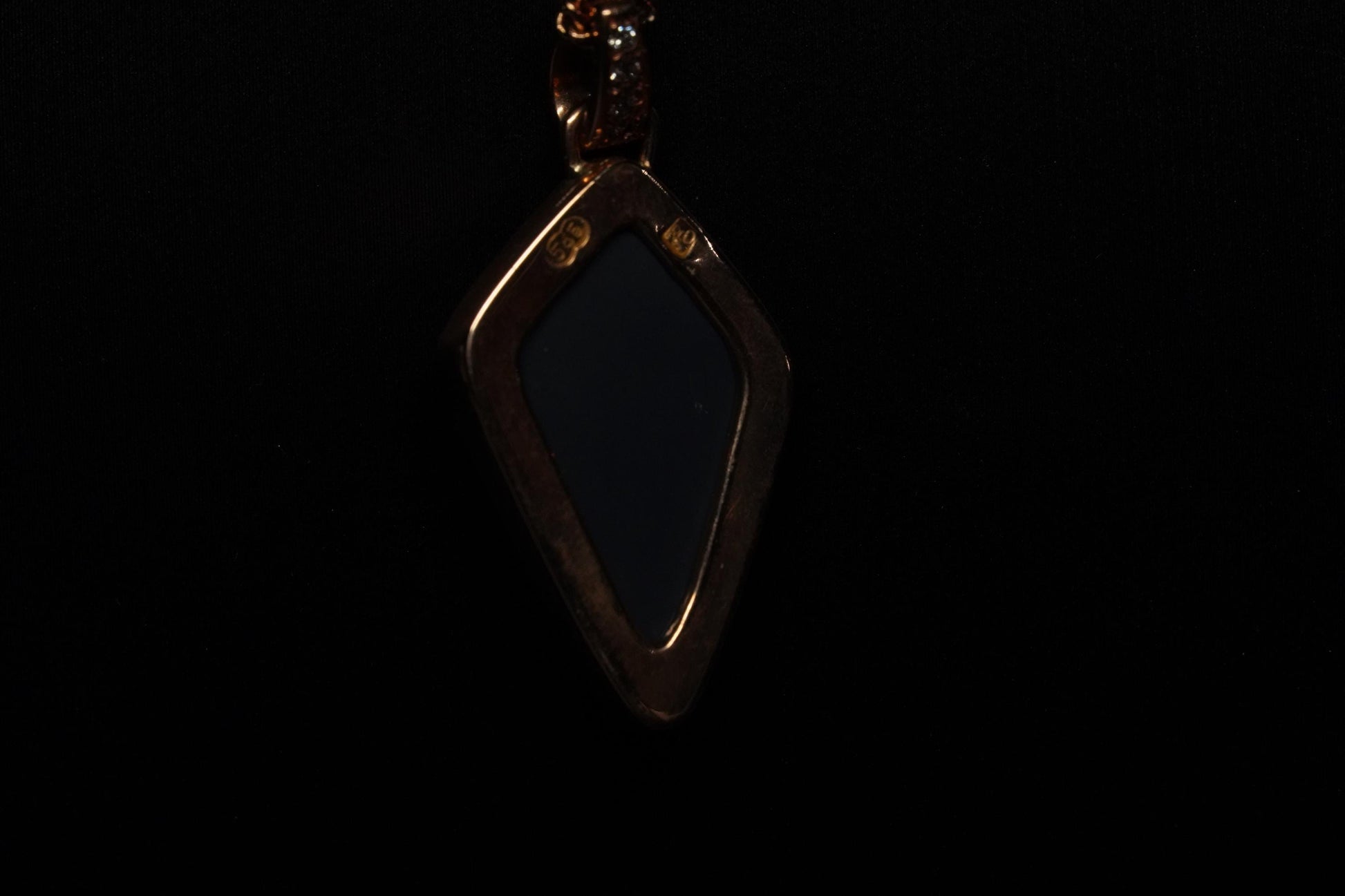 Rose Gold Australian Opal Pendant