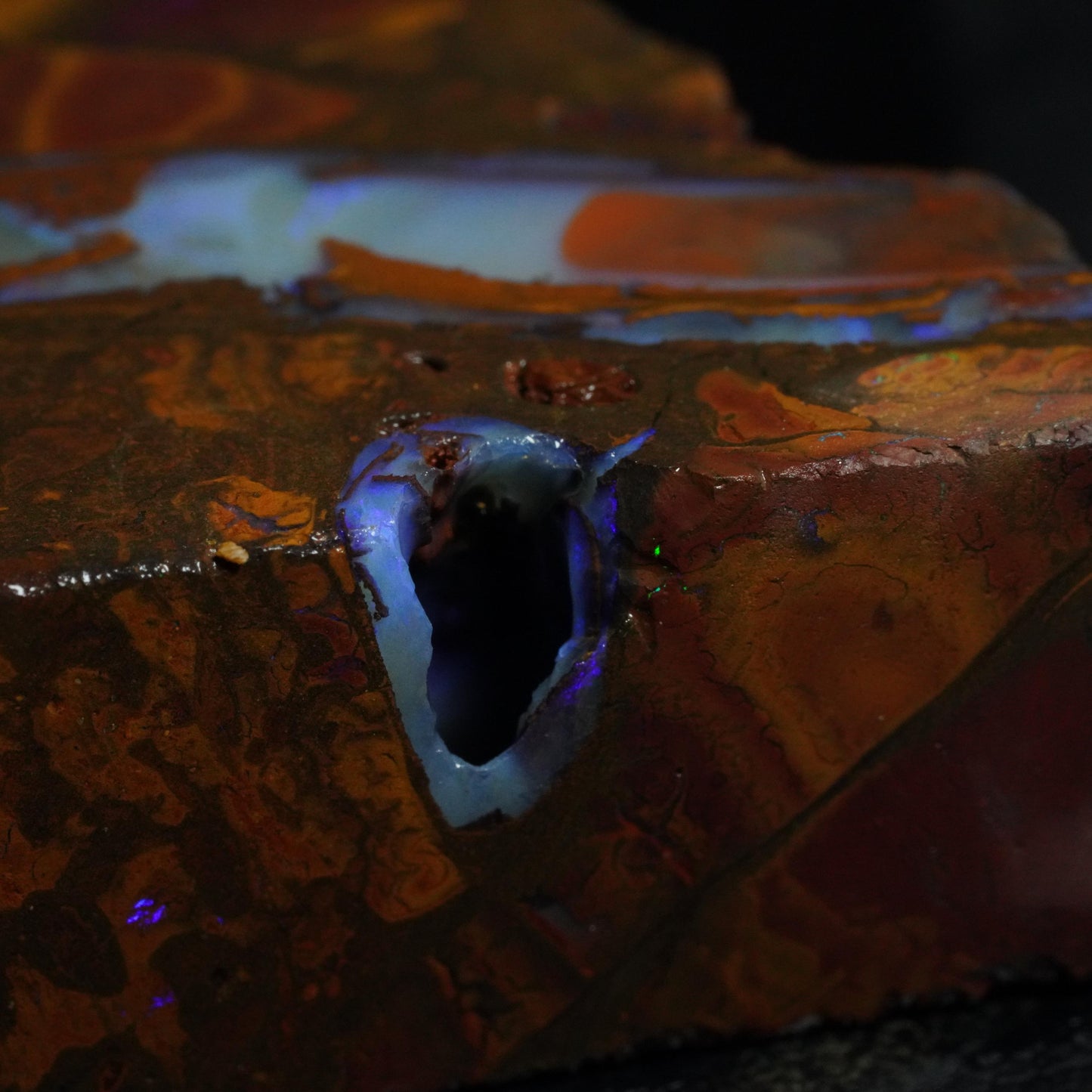 Boulder Opal Slab