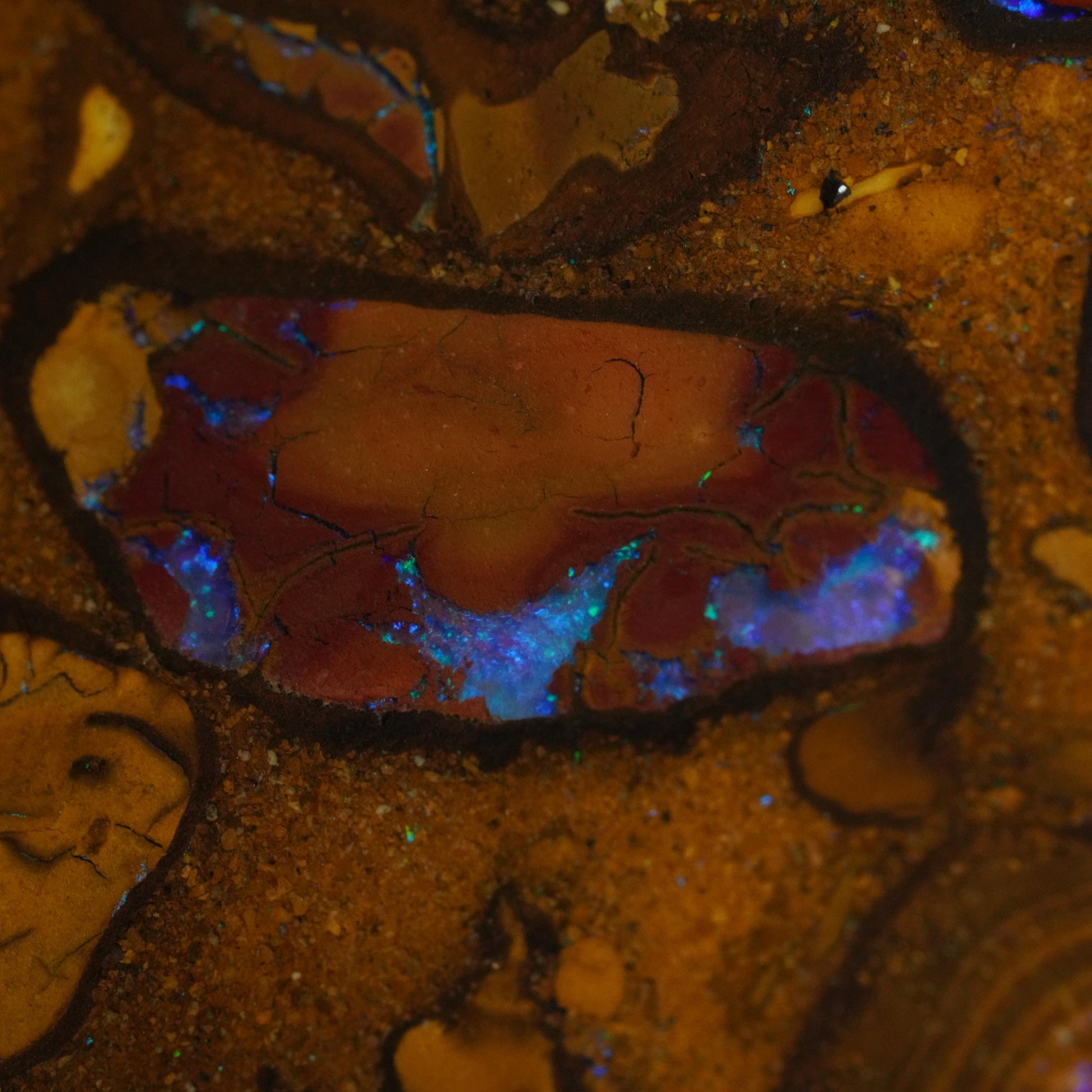 Boulder Opal Slab