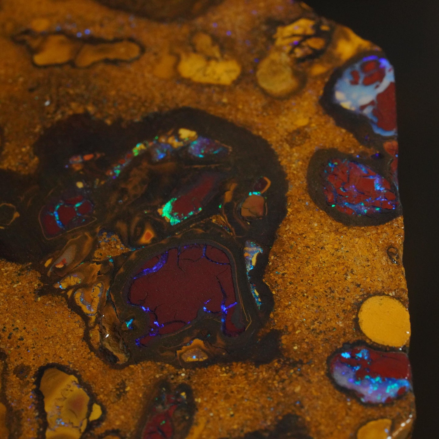Boulder Opal Slab