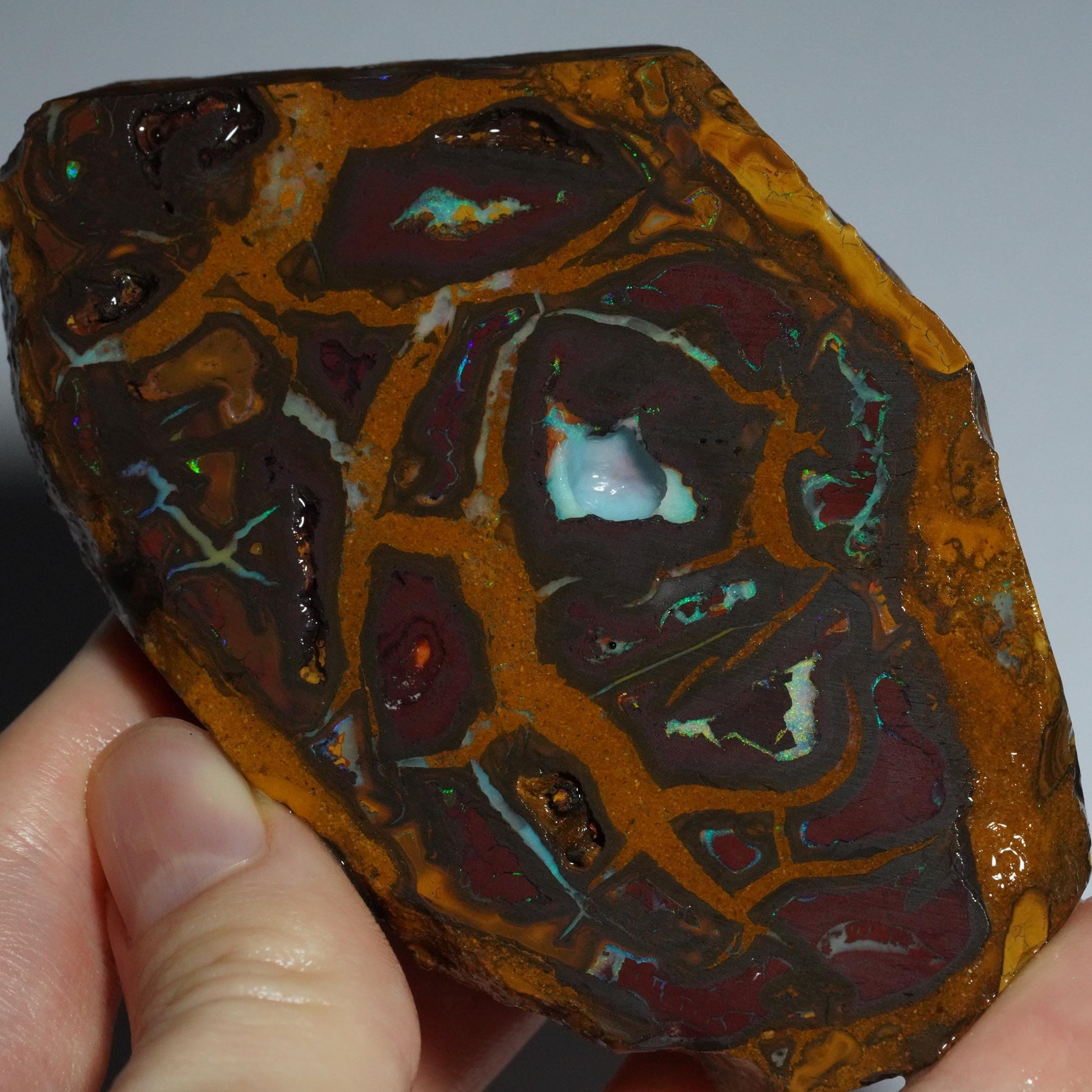 Boulder Opal Slab