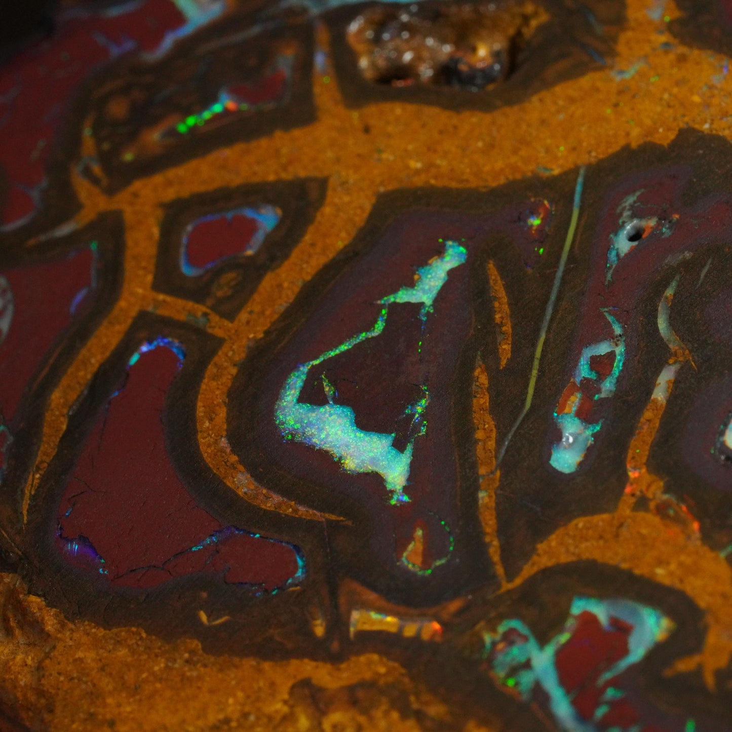 Boulder Opal Slab