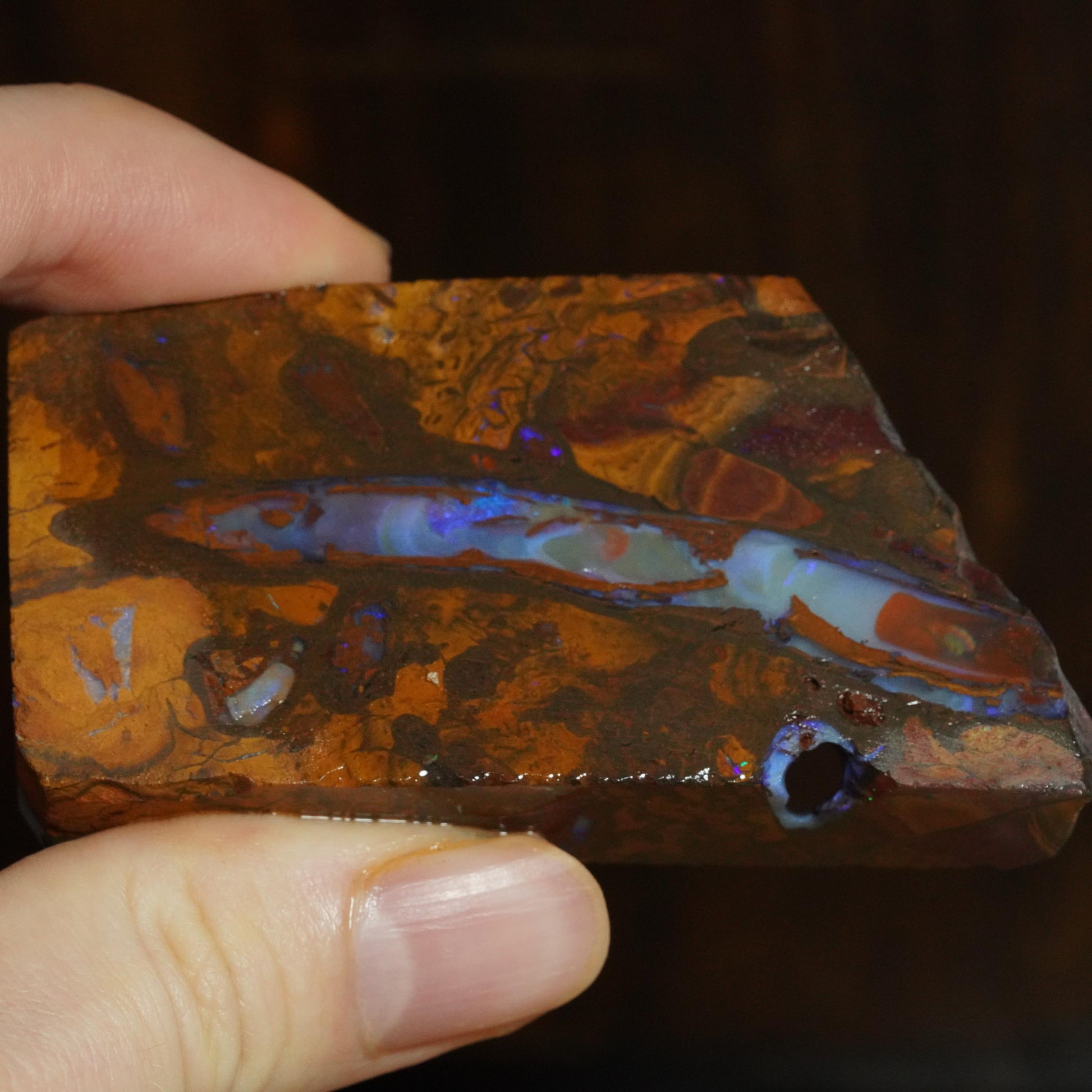 Boulder Opal Slab