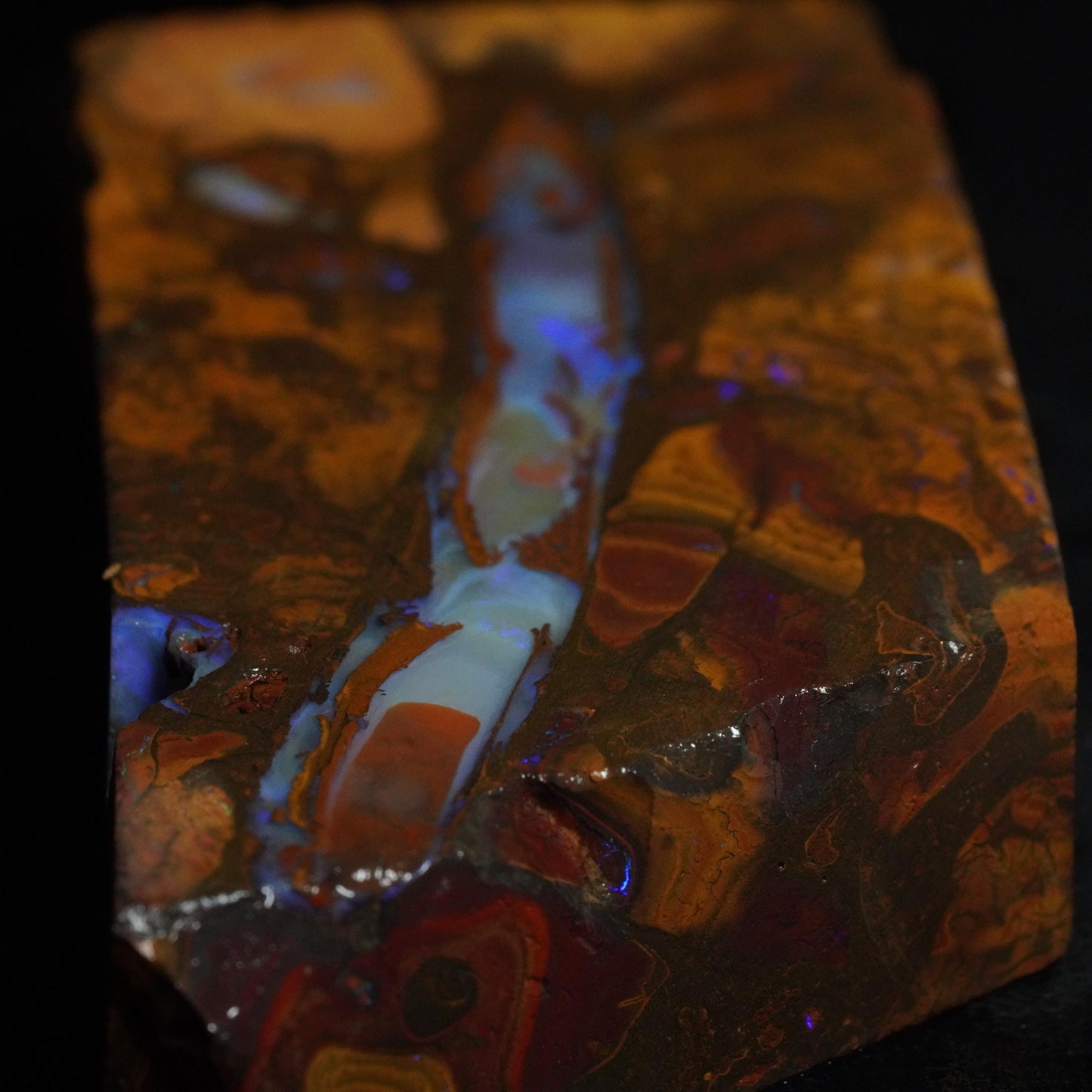 Boulder Opal Slab
