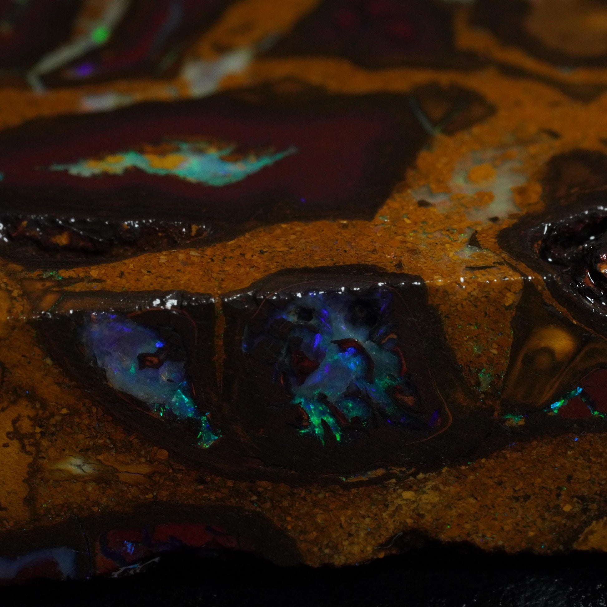 Boulder Opal Slab