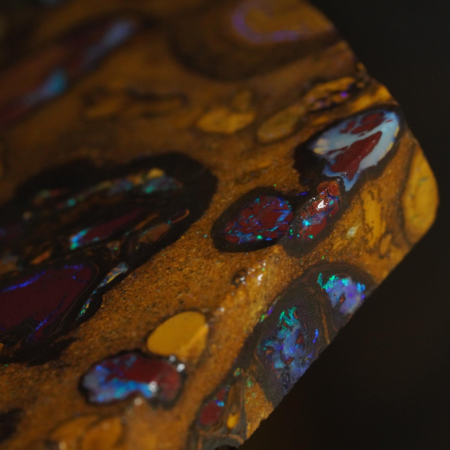Boulder Opal Slab