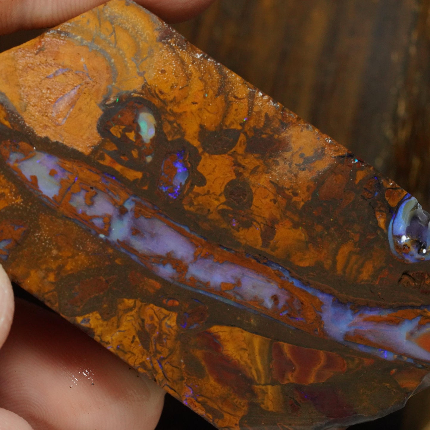 Boulder Opal Slab