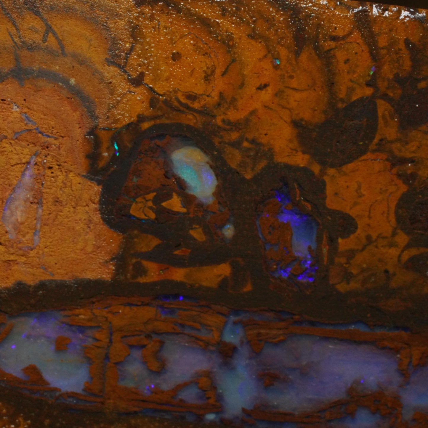 Boulder Opal Slab