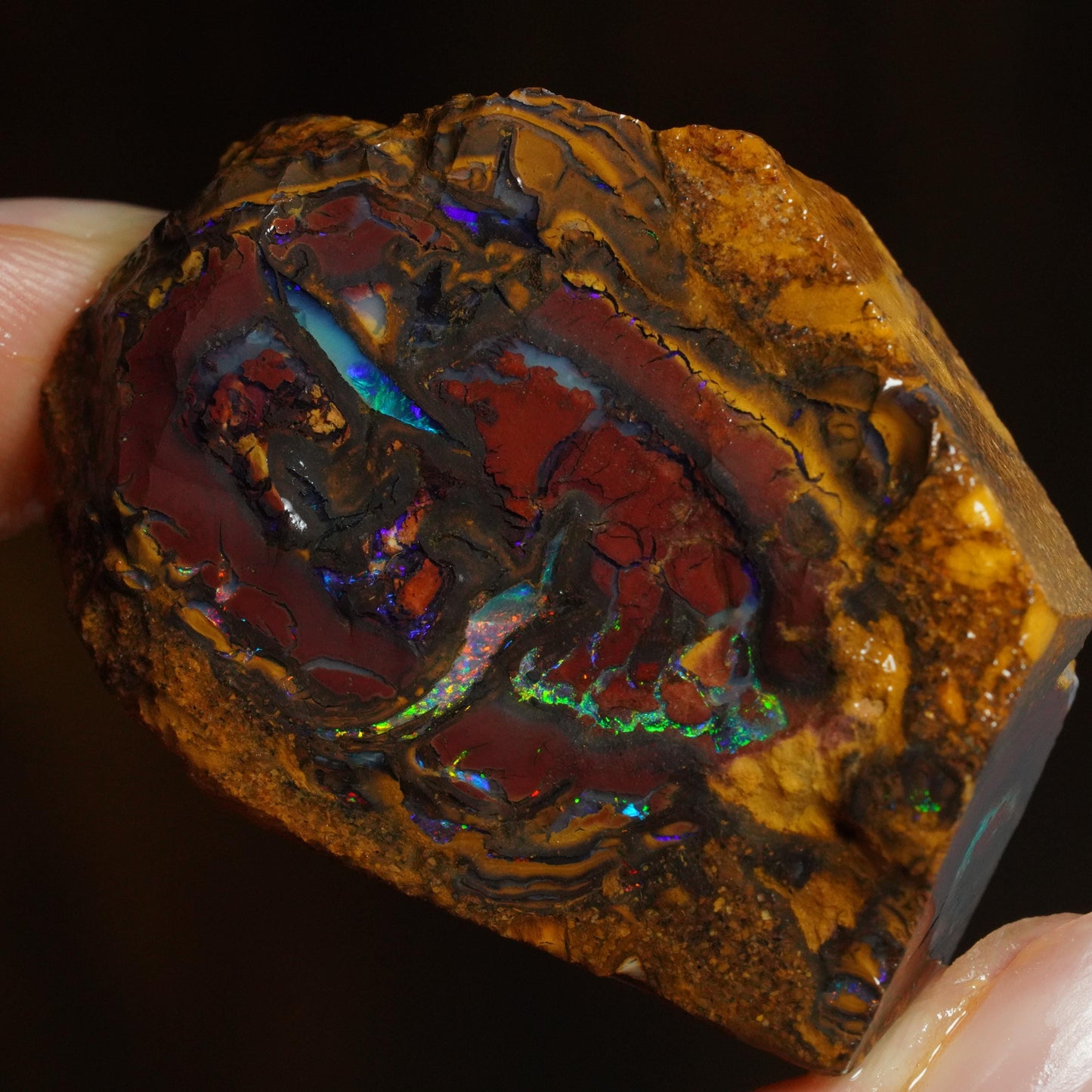 Boulder Opal Slab