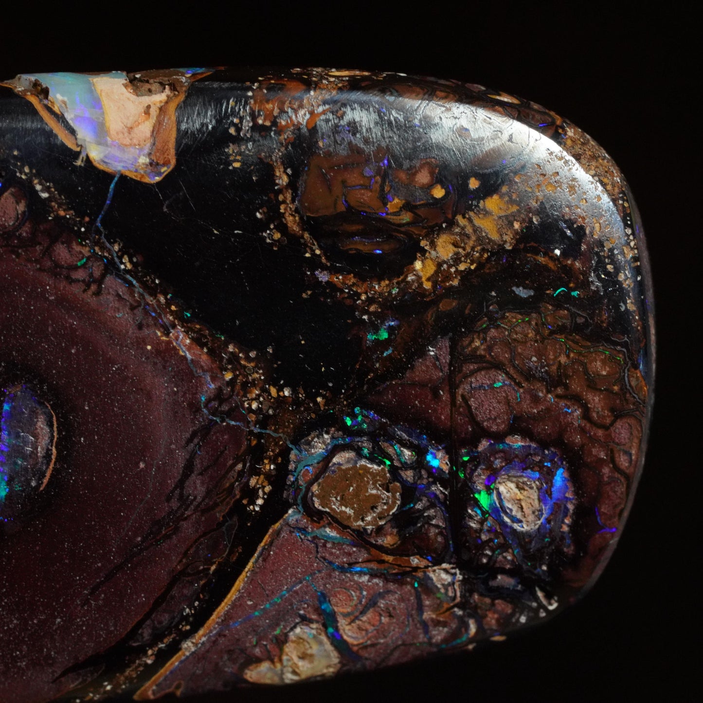 Boulder Opal Cut Stone
