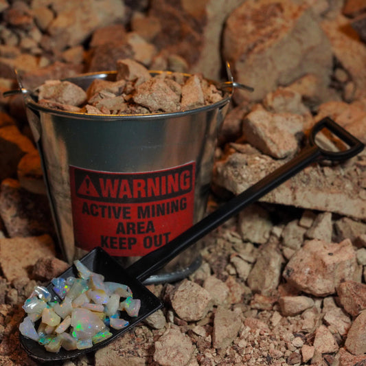 Coober Pedy Opal Paydirt Bucket!
