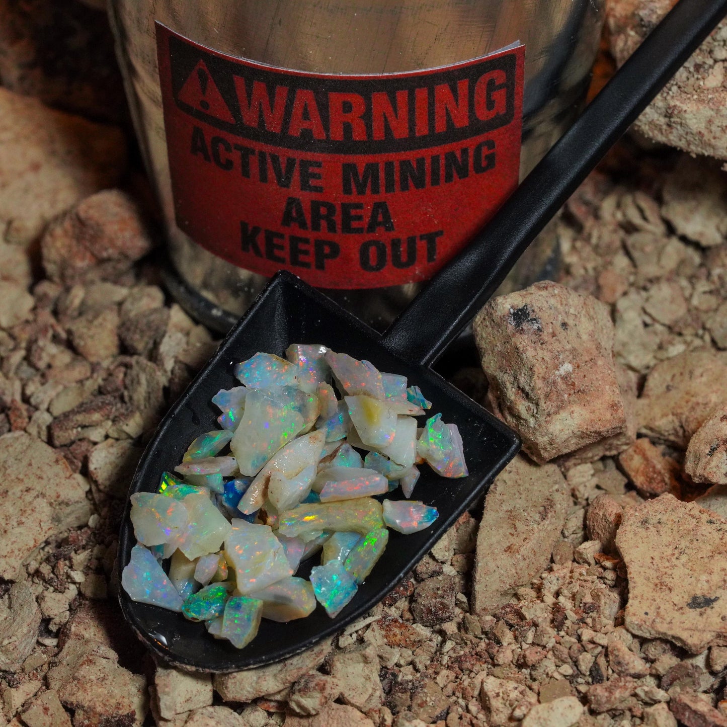 Coober Pedy Opal Paydirt Bucket!