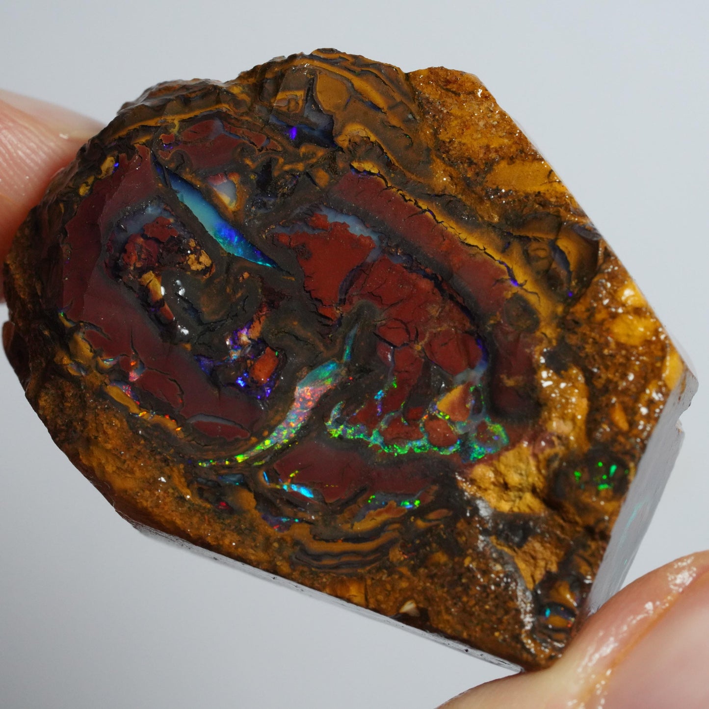 Boulder Opal Slab