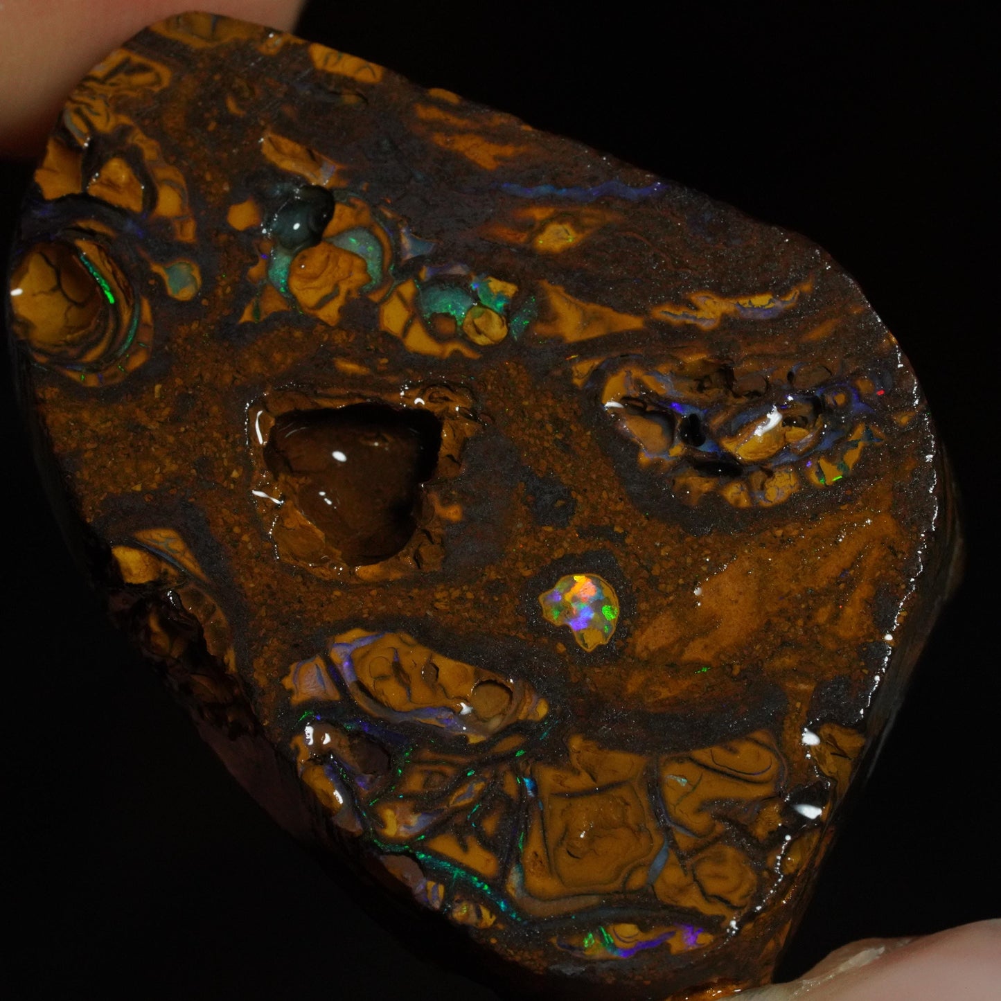Boulder Opal Slab