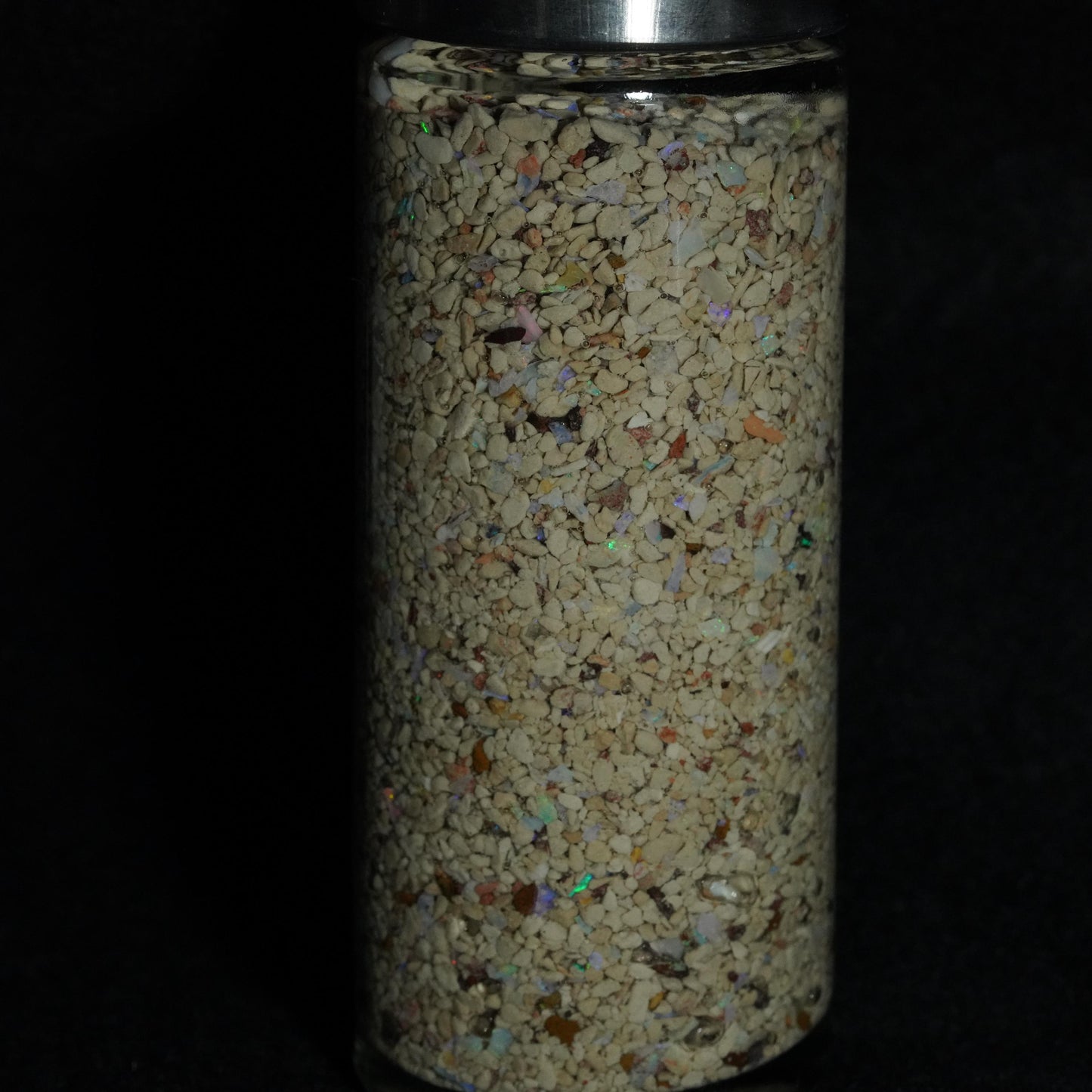 Rough Opal Chip & Rock Jar