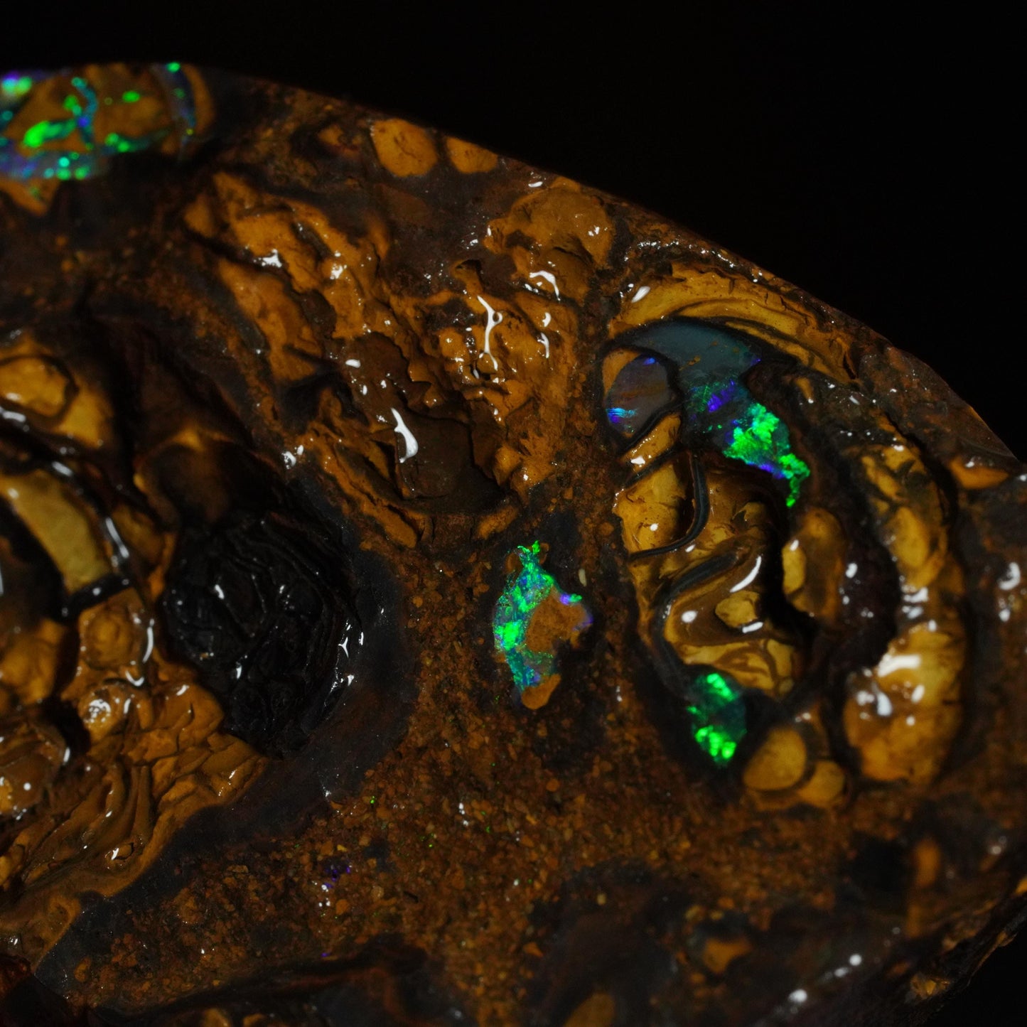 Boulder Opal Slab