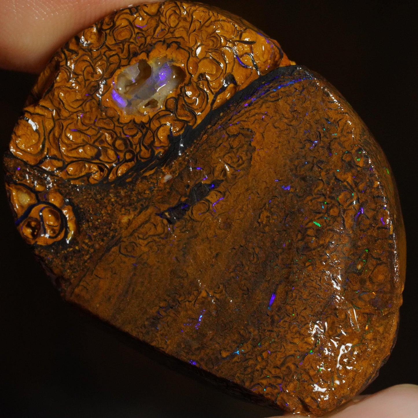 Boulder Opal Slab