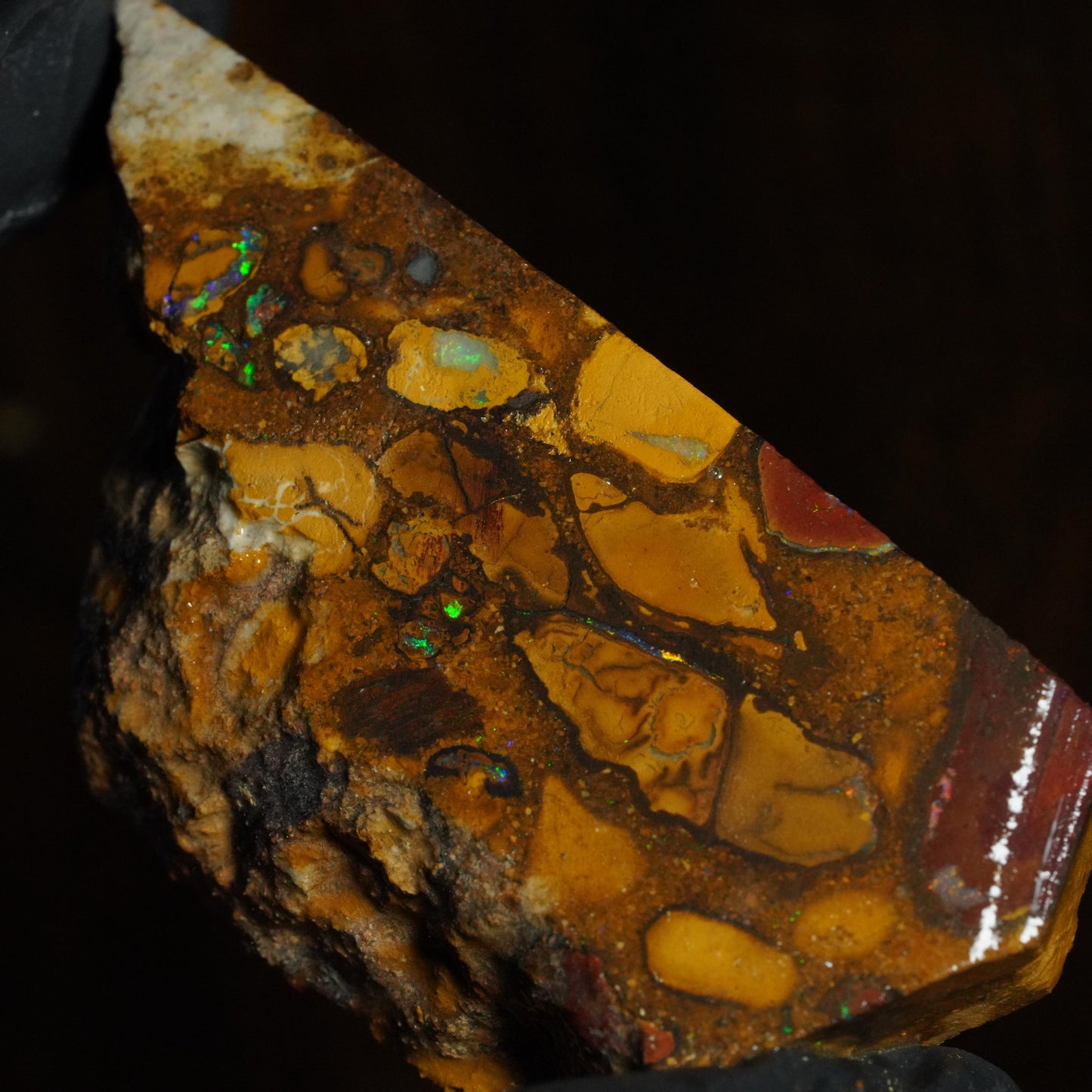 Boulder Opal Slab