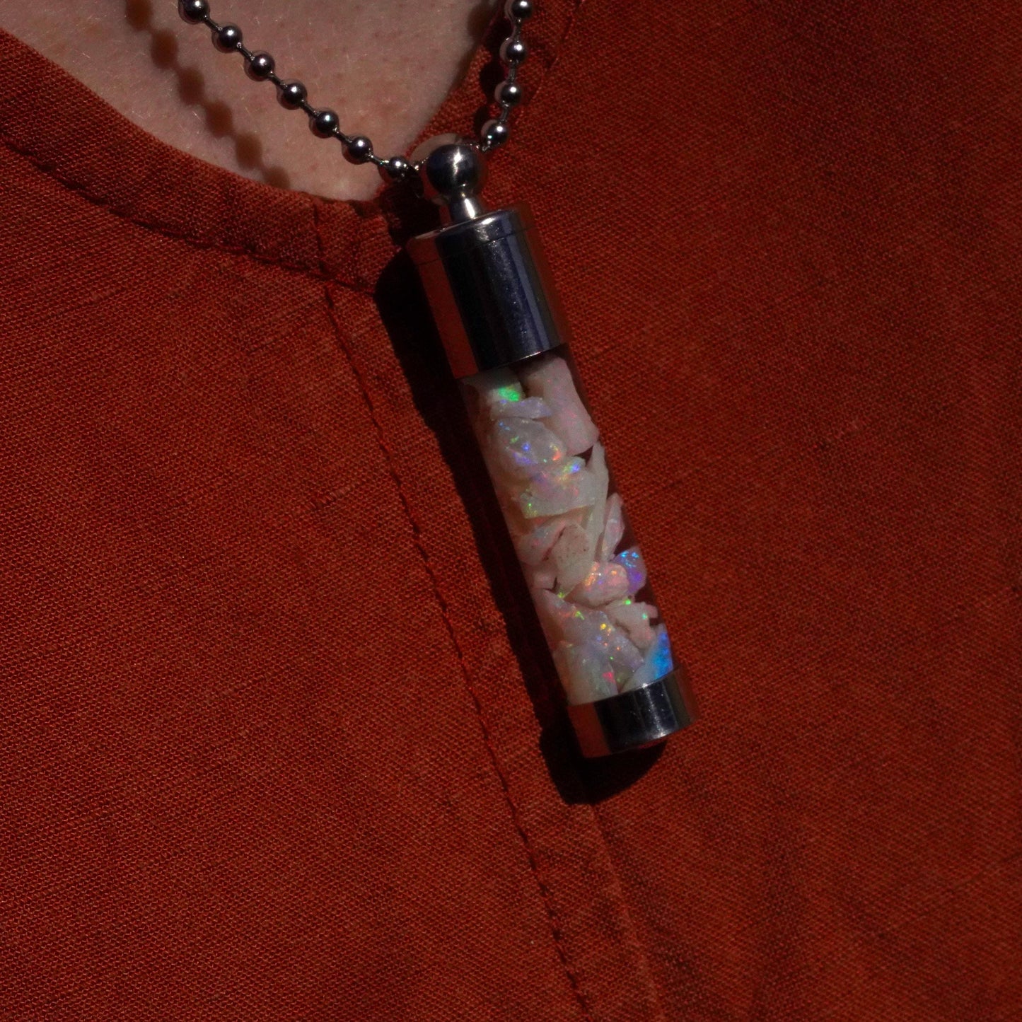 Opal Chip Necklace