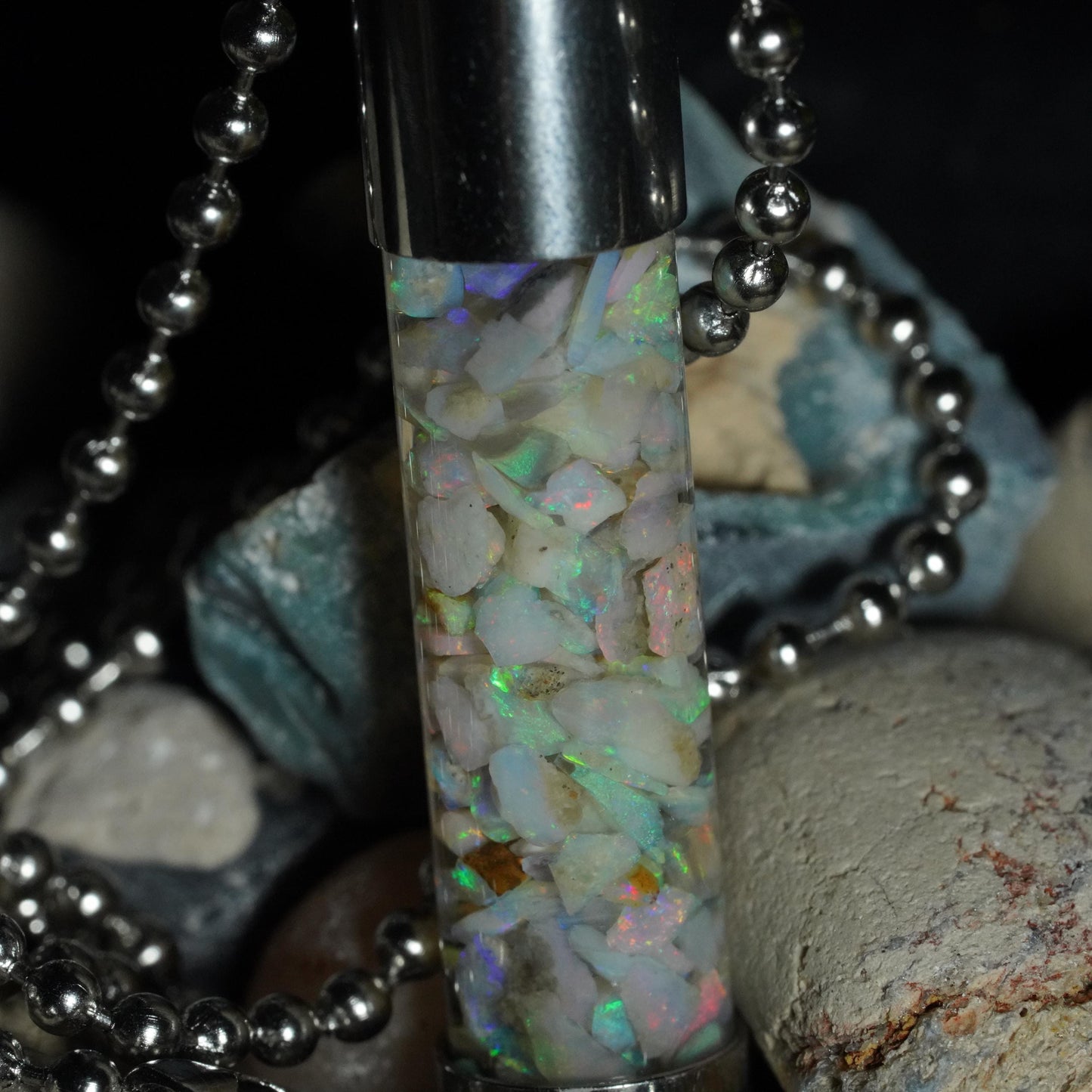 Opal Chip Necklace
