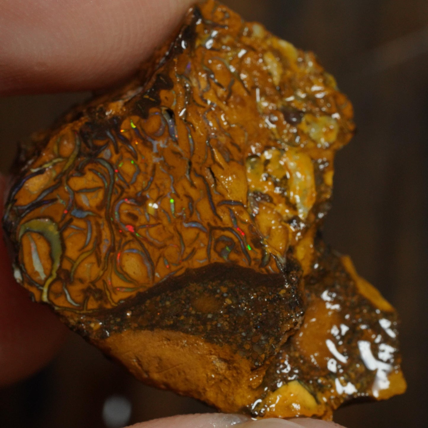Boulder Opal Slab