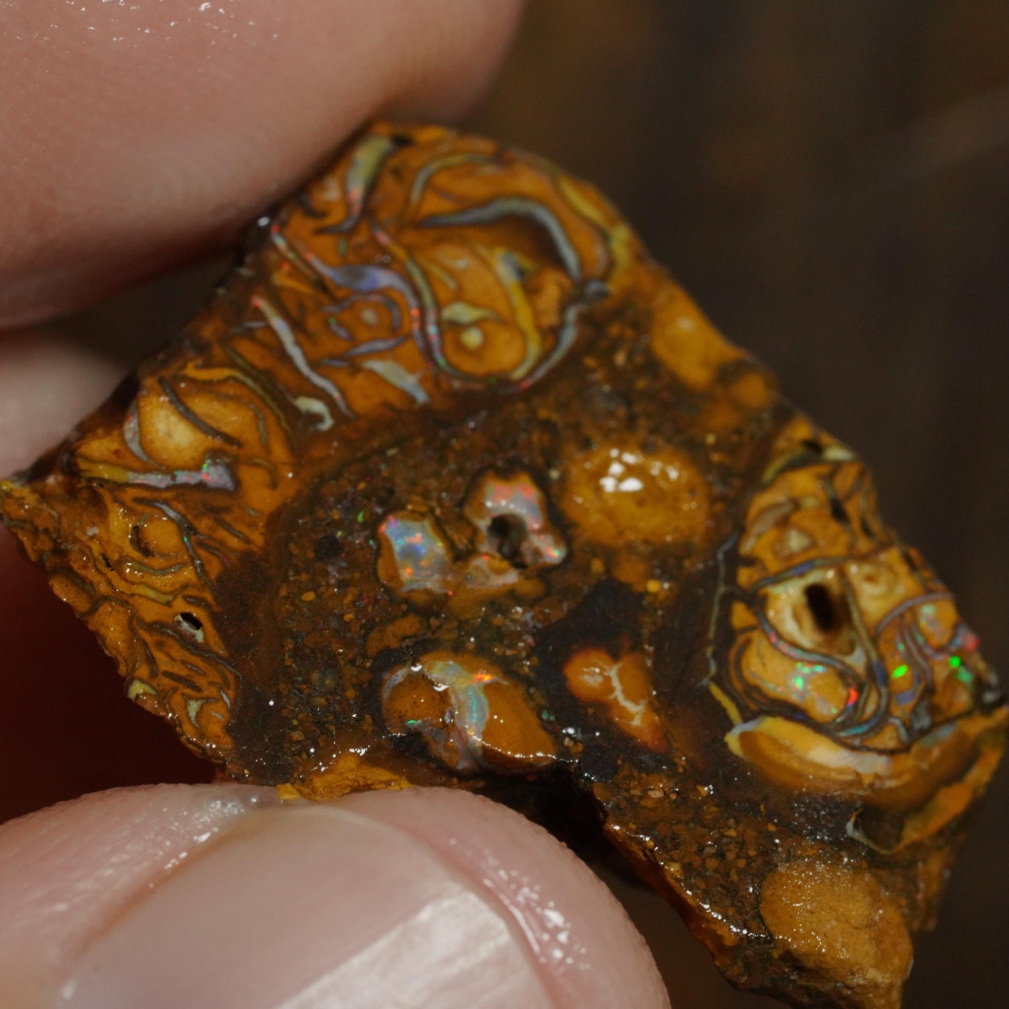 Boulder Opal Slab