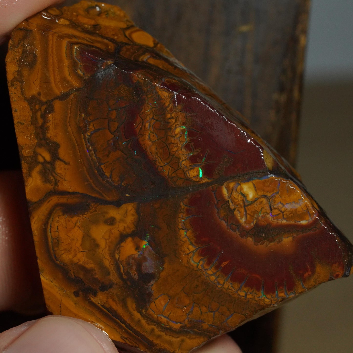 Boulder Opal Slab
