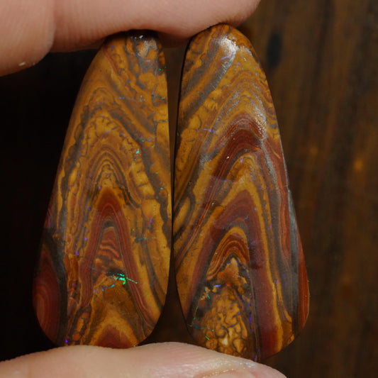 Boulder Opal Rub Pair