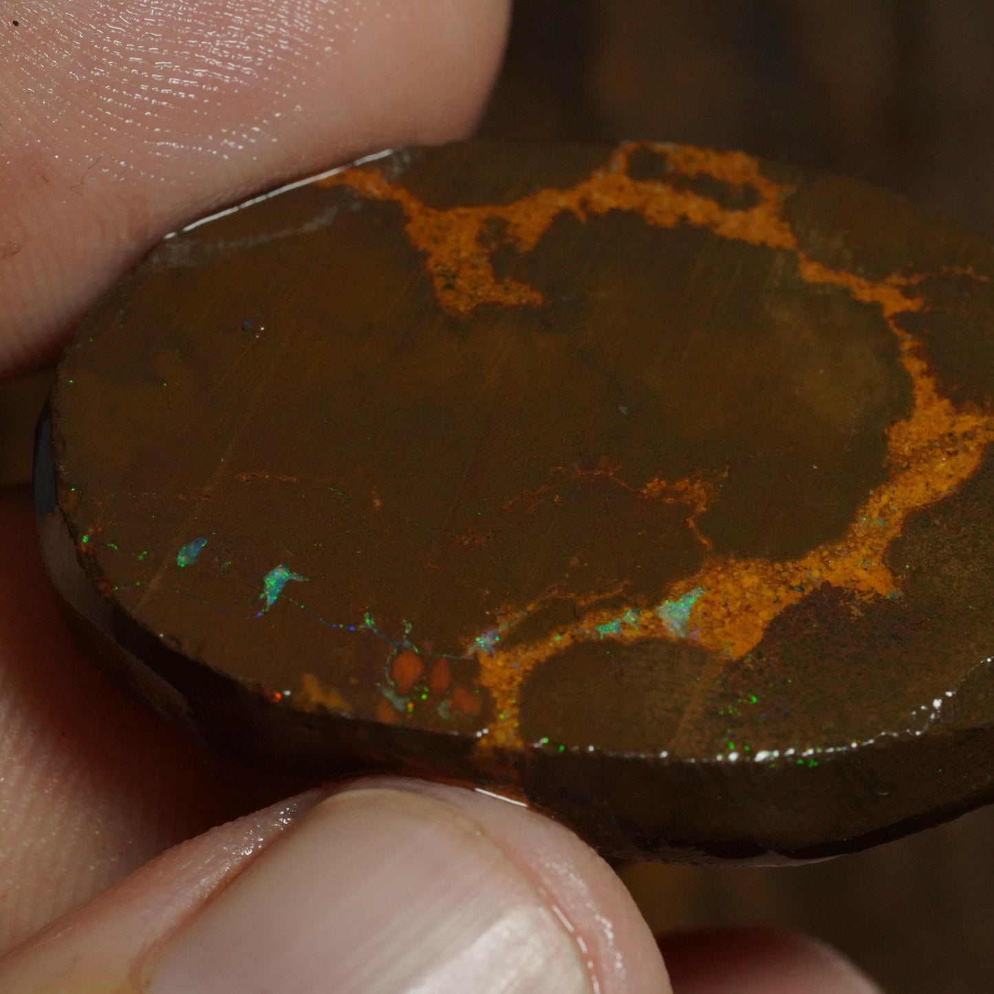 Boulder Opal Slab
