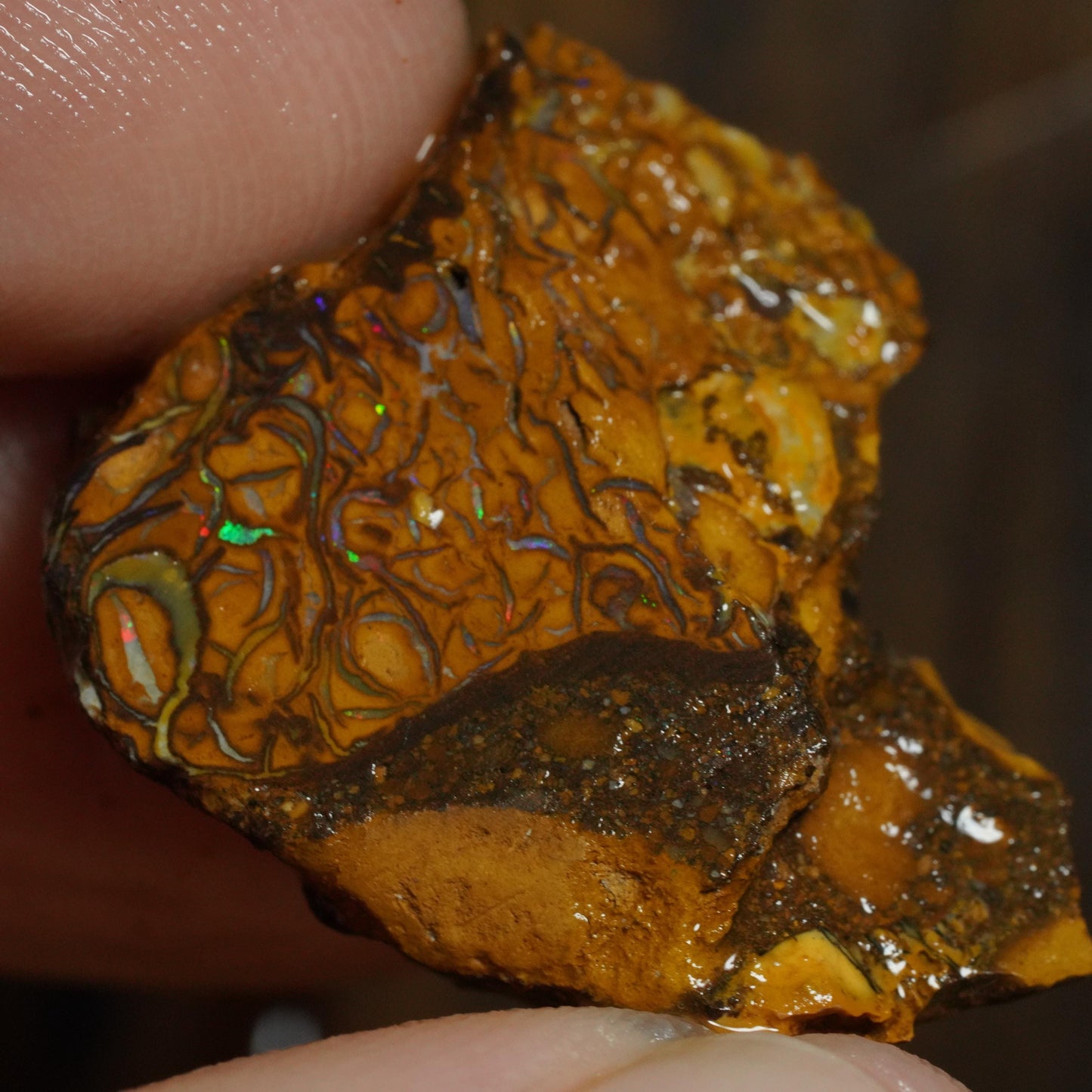 Boulder Opal Slab