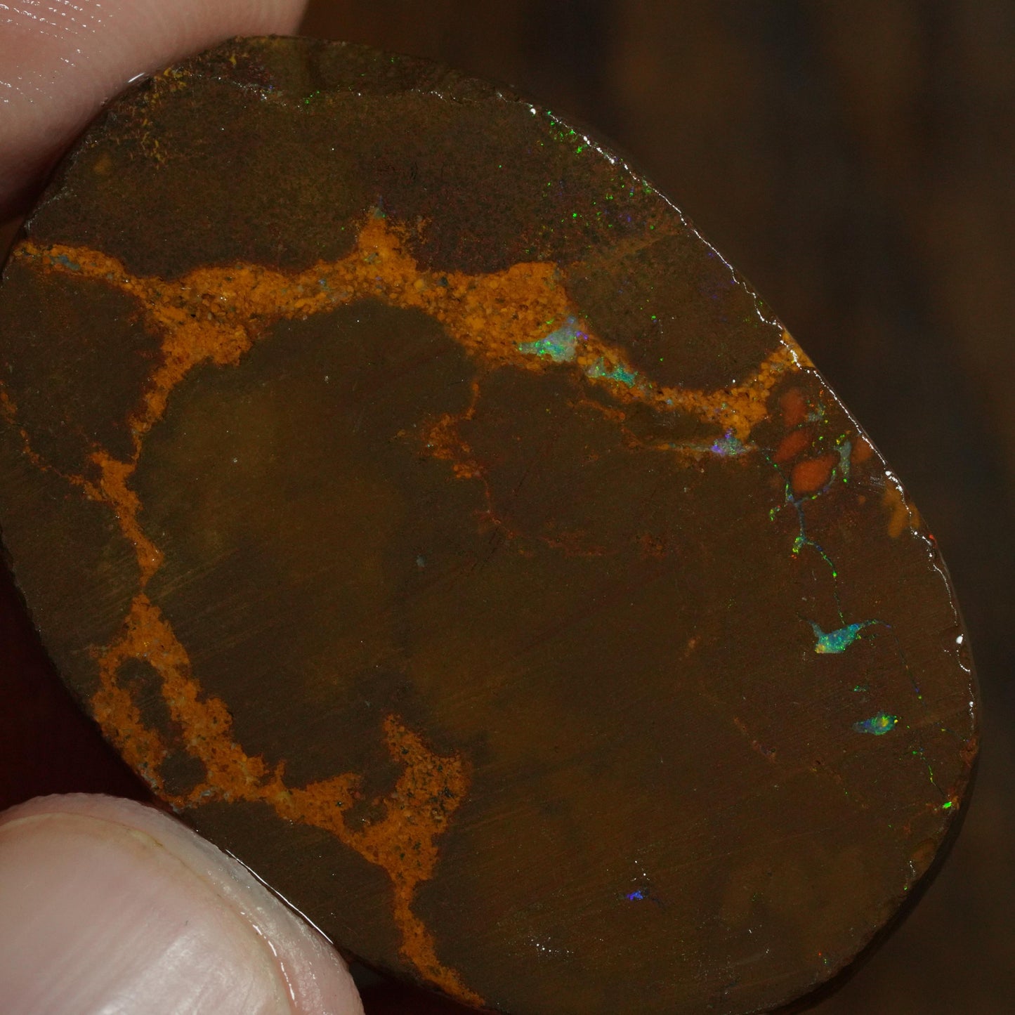 Boulder Opal Slab