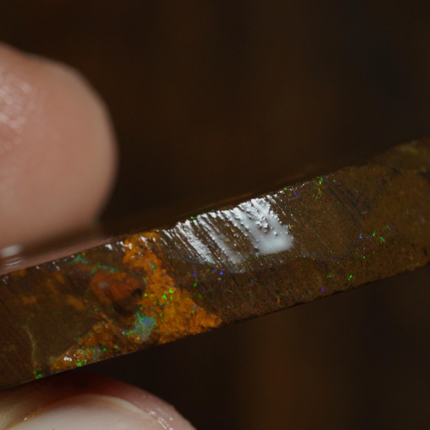 Boulder Opal Slab