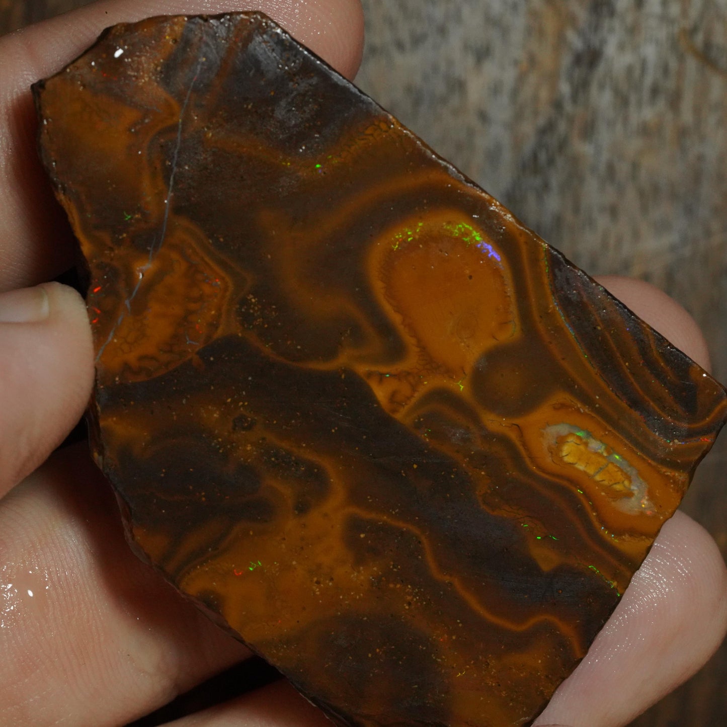 Boulder Opal Slab