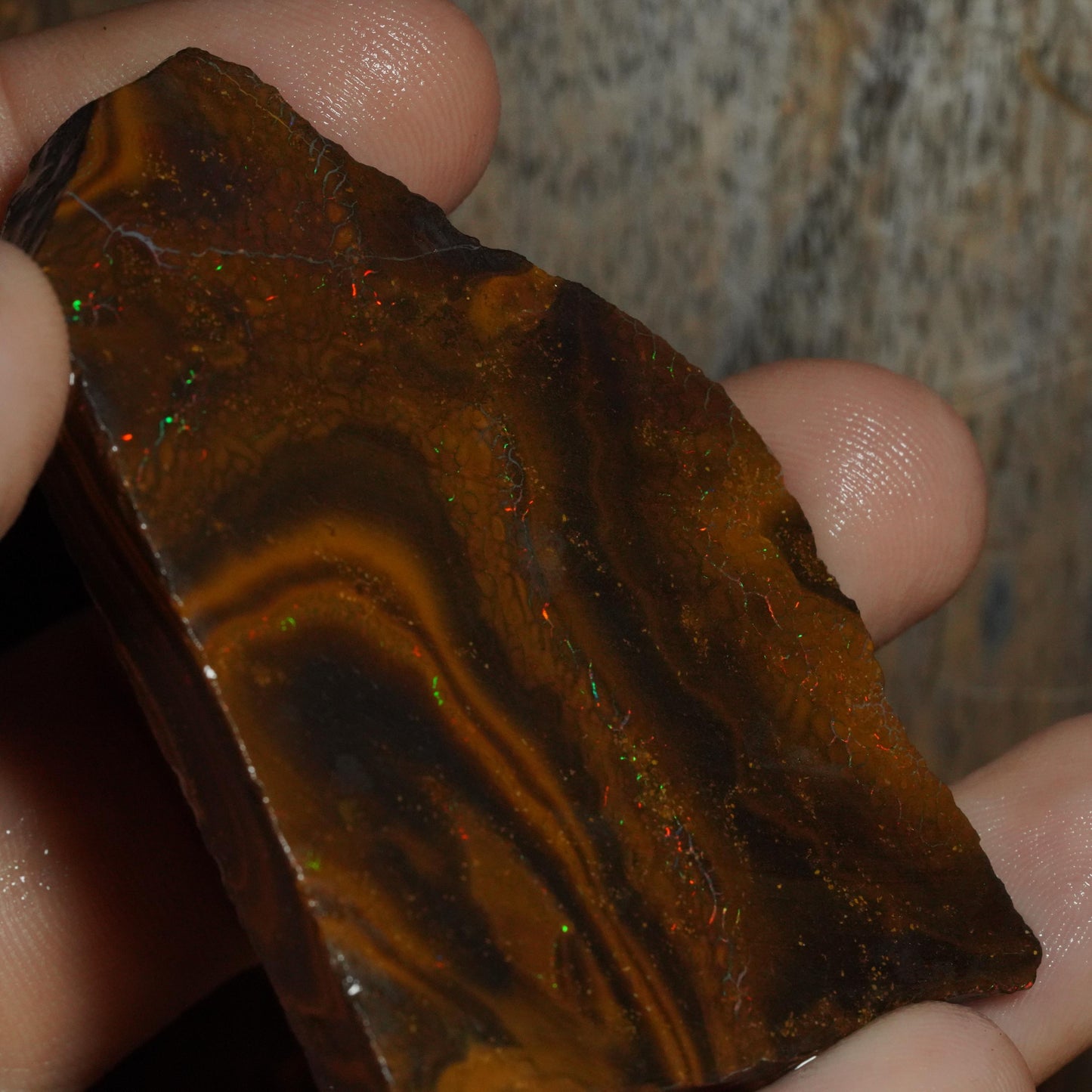Boulder Opal Slab
