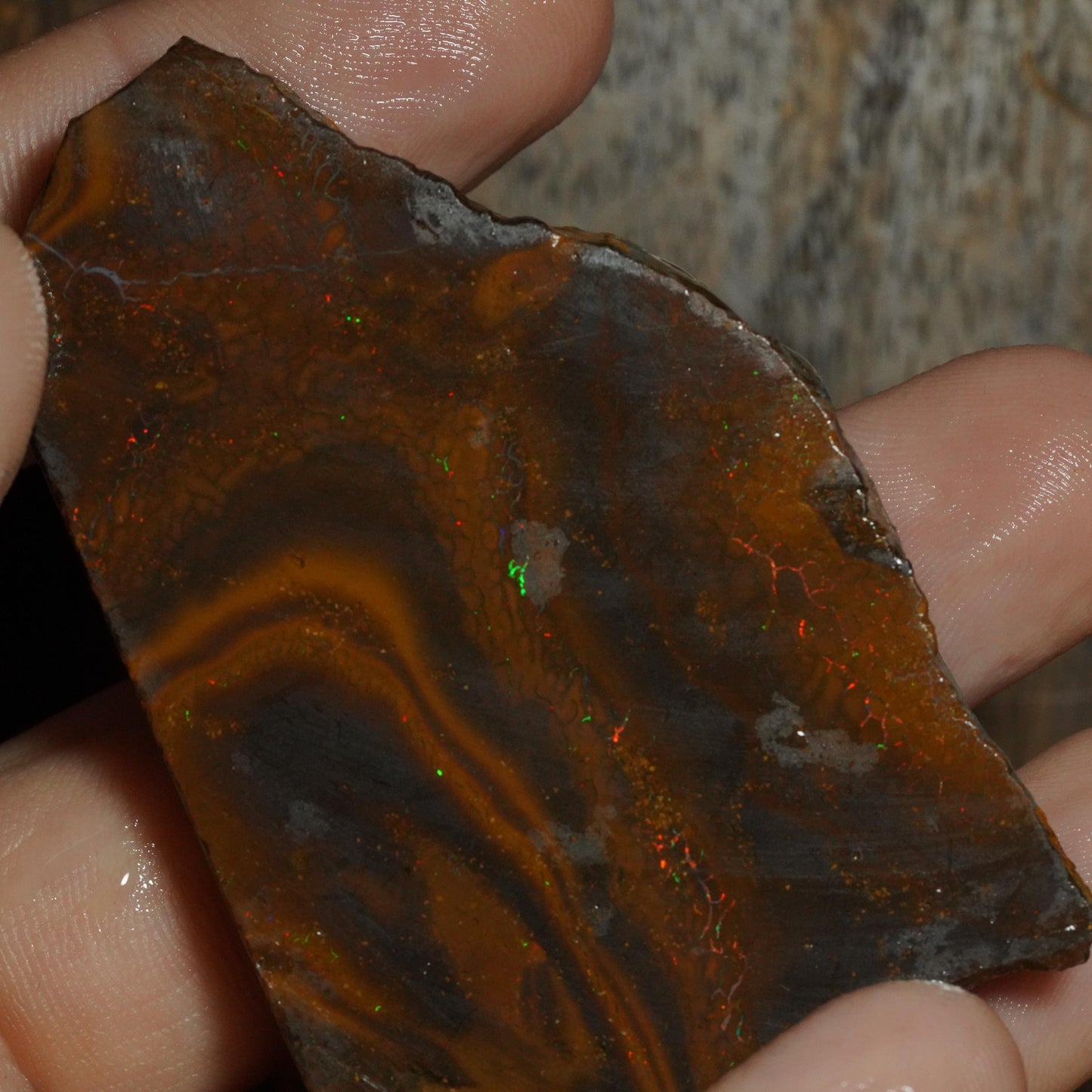 Boulder Opal Slab