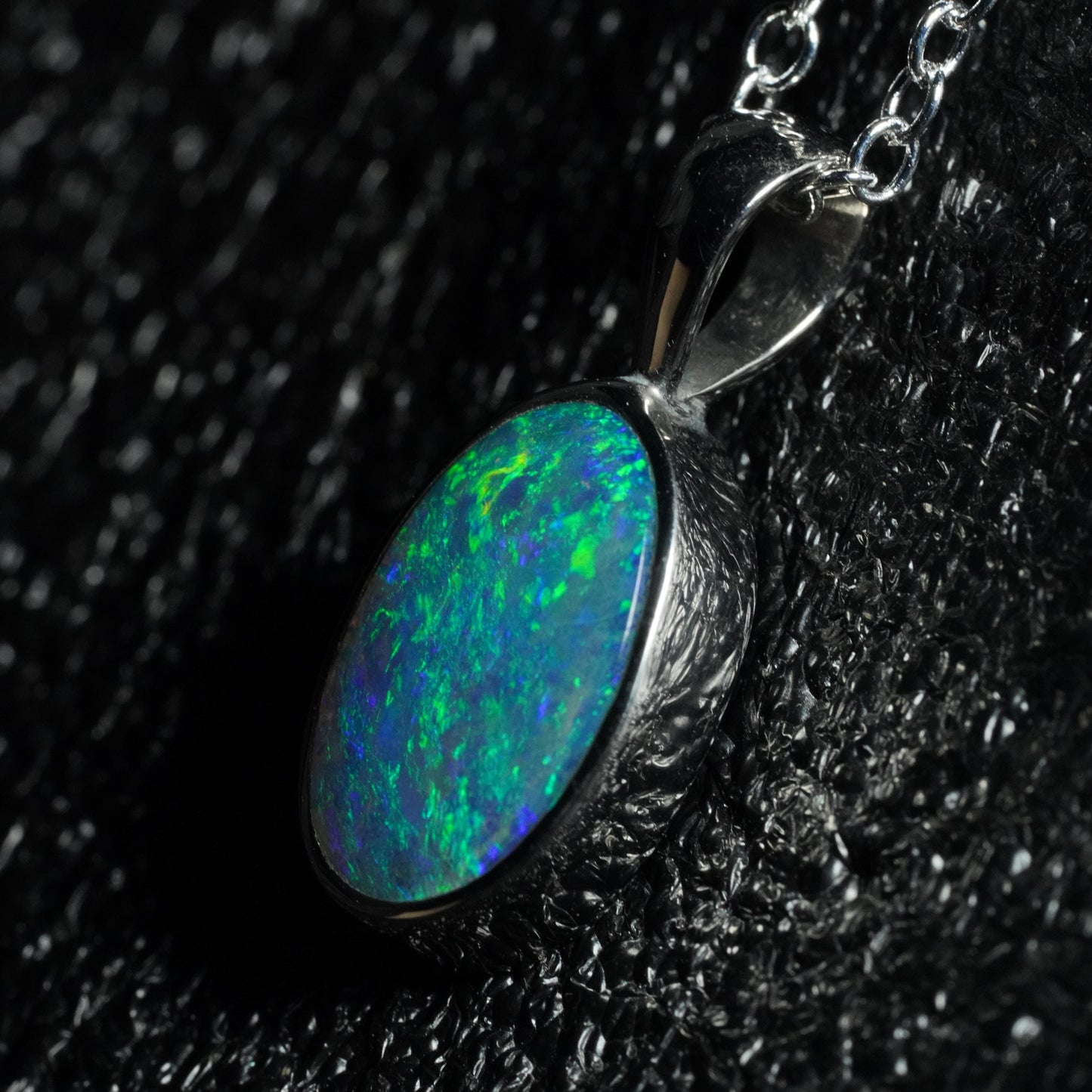 Australian Opal Doublet Pendant