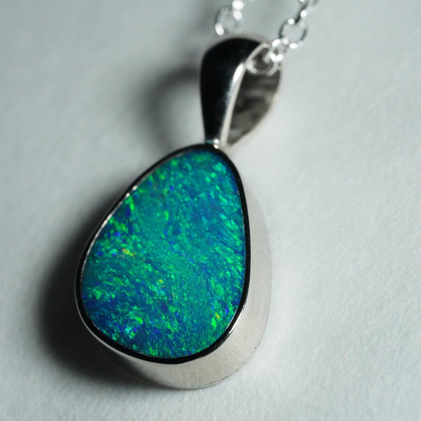 Australian Opal Doublet Pendant