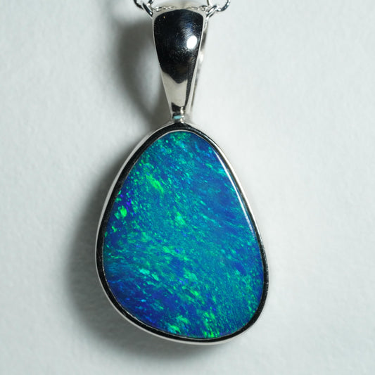 Australian Opal Doublet Pendant