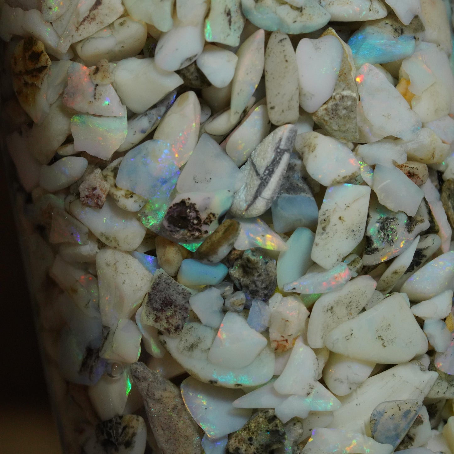 Opal Chips / Rubs Jar