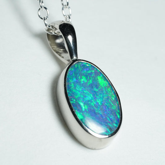 Australian Opal Doublet Pendant