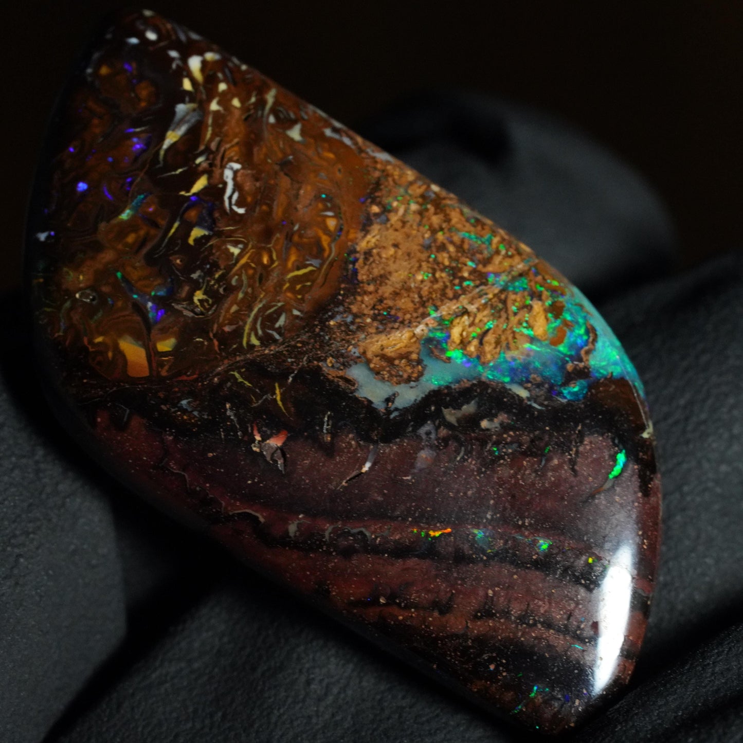 Boulder Opal Cut Stone